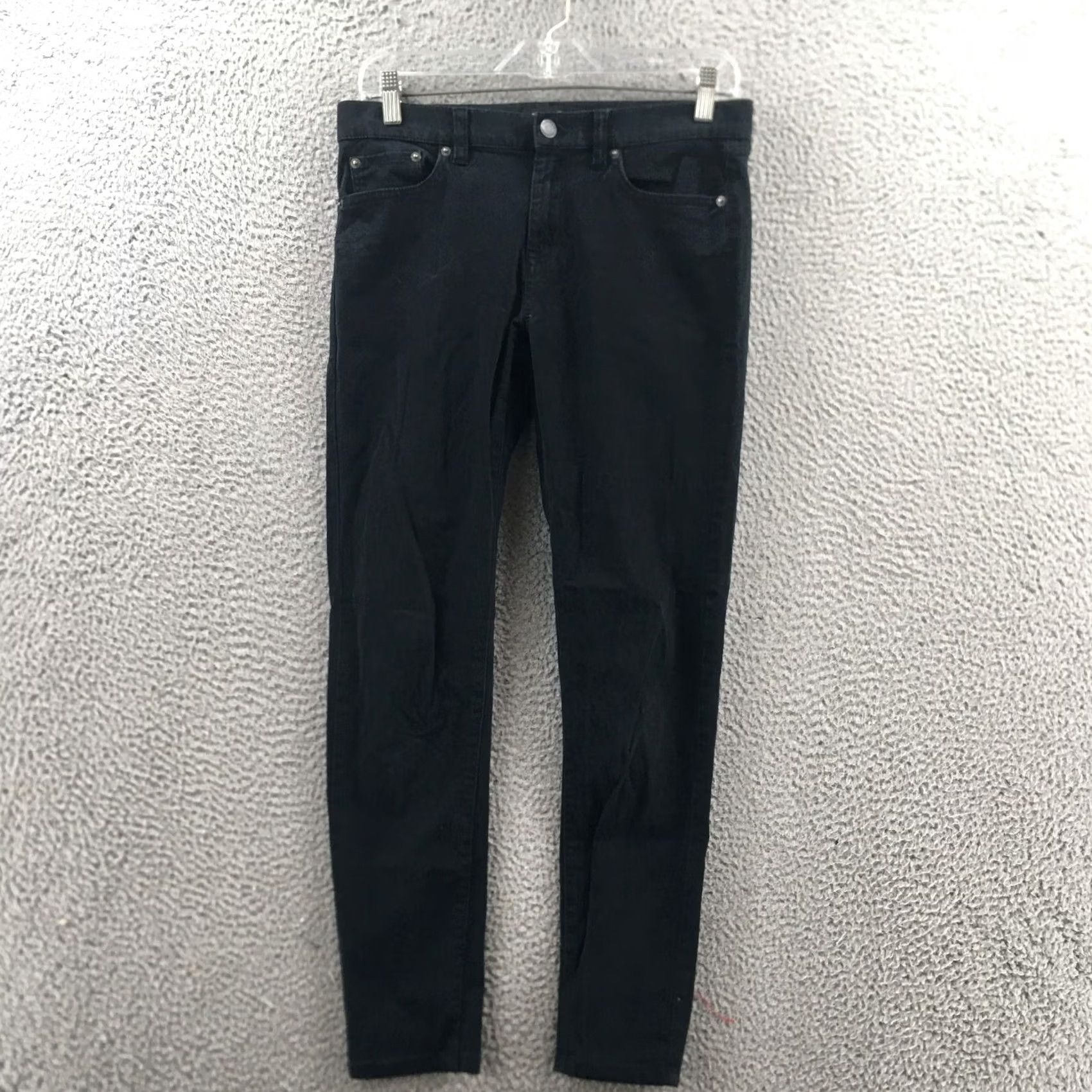 Banana Republic Banana Republic 5-Pocket Skinny Jeans Mens 28/6 Black Zip Fly Button Front Jeans Size US 31 - 2 Thumbnail