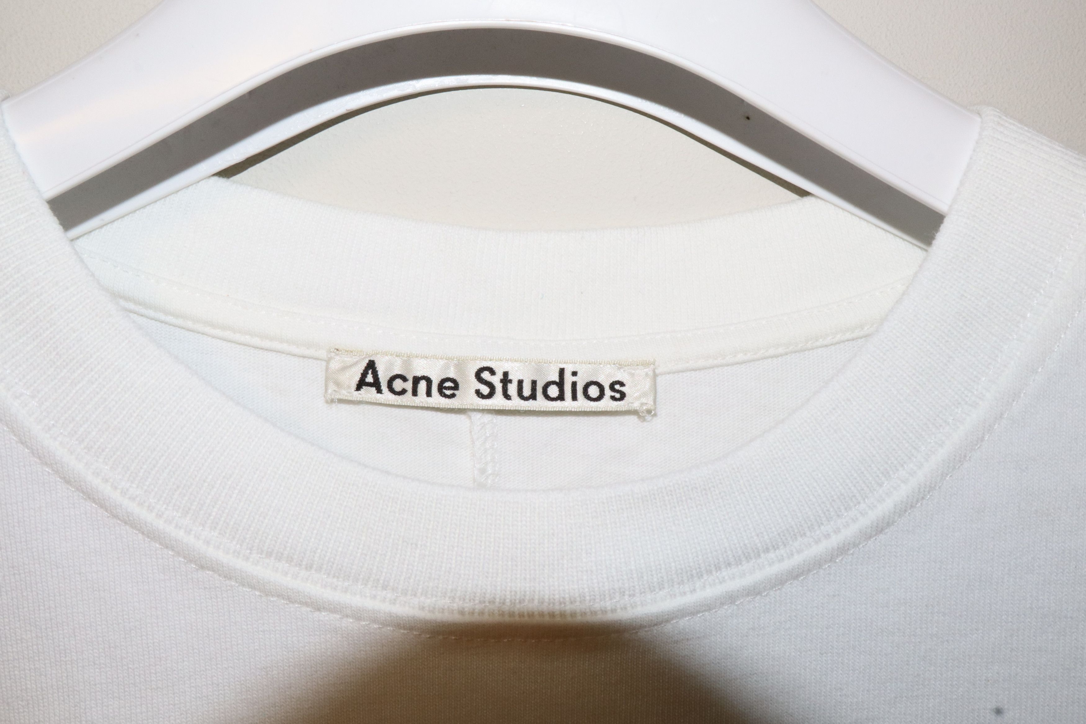 Acne Studios Logo print t-shirt Size XS / US 0-2 / IT 36-38 - 4 Thumbnail