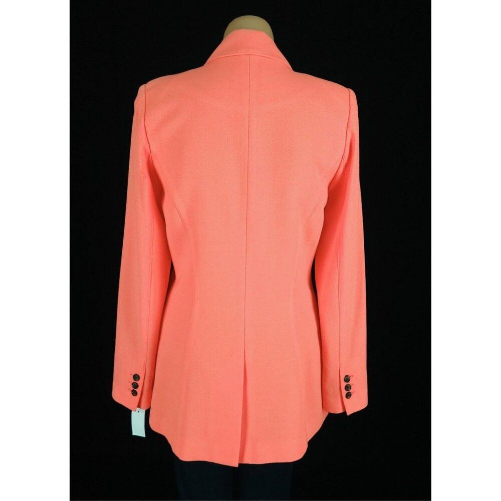 SMYTHE Smythe Tailored Blazer Size 4 Womens Neon Tangerine Jacket Size S / US 4 / IT 40 - 8 Thumbnail
