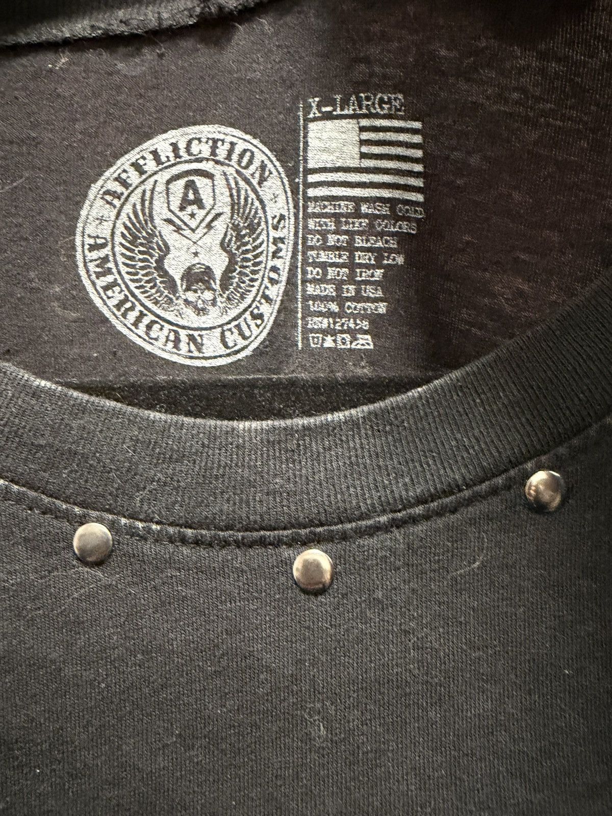 Affliction Affliction Studded Long Sleeve Tee Size US L / EU 52-54 / 3 - 2 Thumbnail