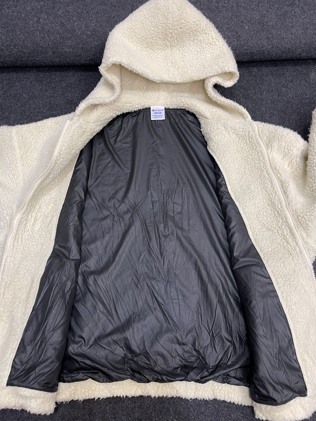 Champion Champion Full Zip Hoodie Deep Fleece Size M (Oversized Fit) Size US M / EU 48-50 / 2 - 9 Thumbnail