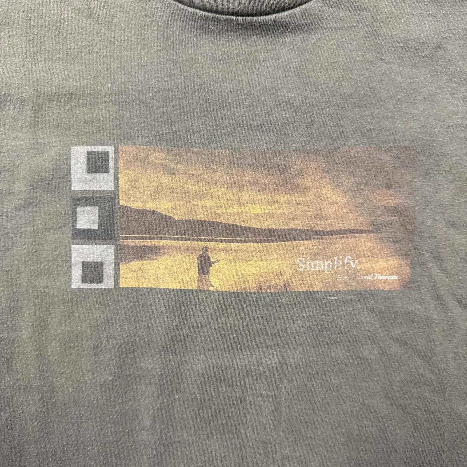 Other “Simplify” Vintage Y2k Nature Graphic T-Shirt Size US XXL / EU 58 / 5 - 4 Thumbnail