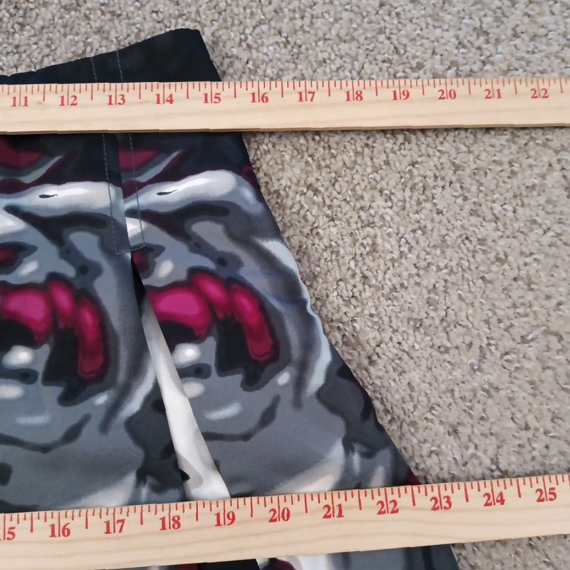 Express Express Skirt A-Line Knee Length Gray Purple Floral Lined Zip 8 Women Vintage No Skirt Size 30" / US 8 / IT 44 - 3 Thumbnail
