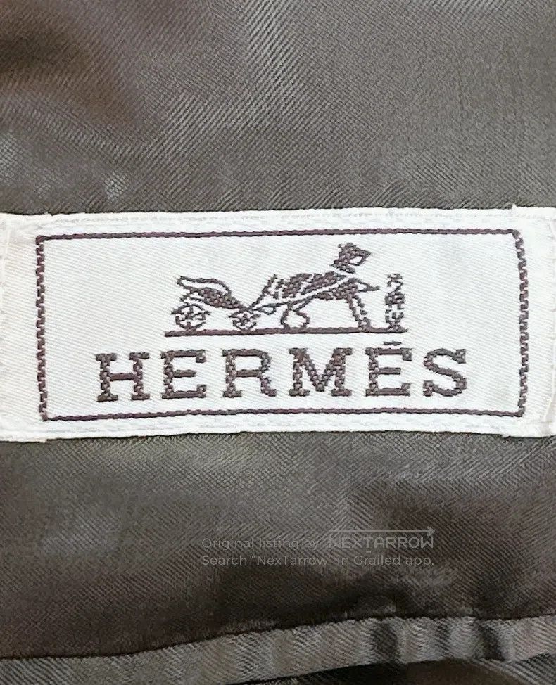 Hermes Hermes Herringbone Wool Coat Size US S / EU 44-46 / 1 - 3 Thumbnail