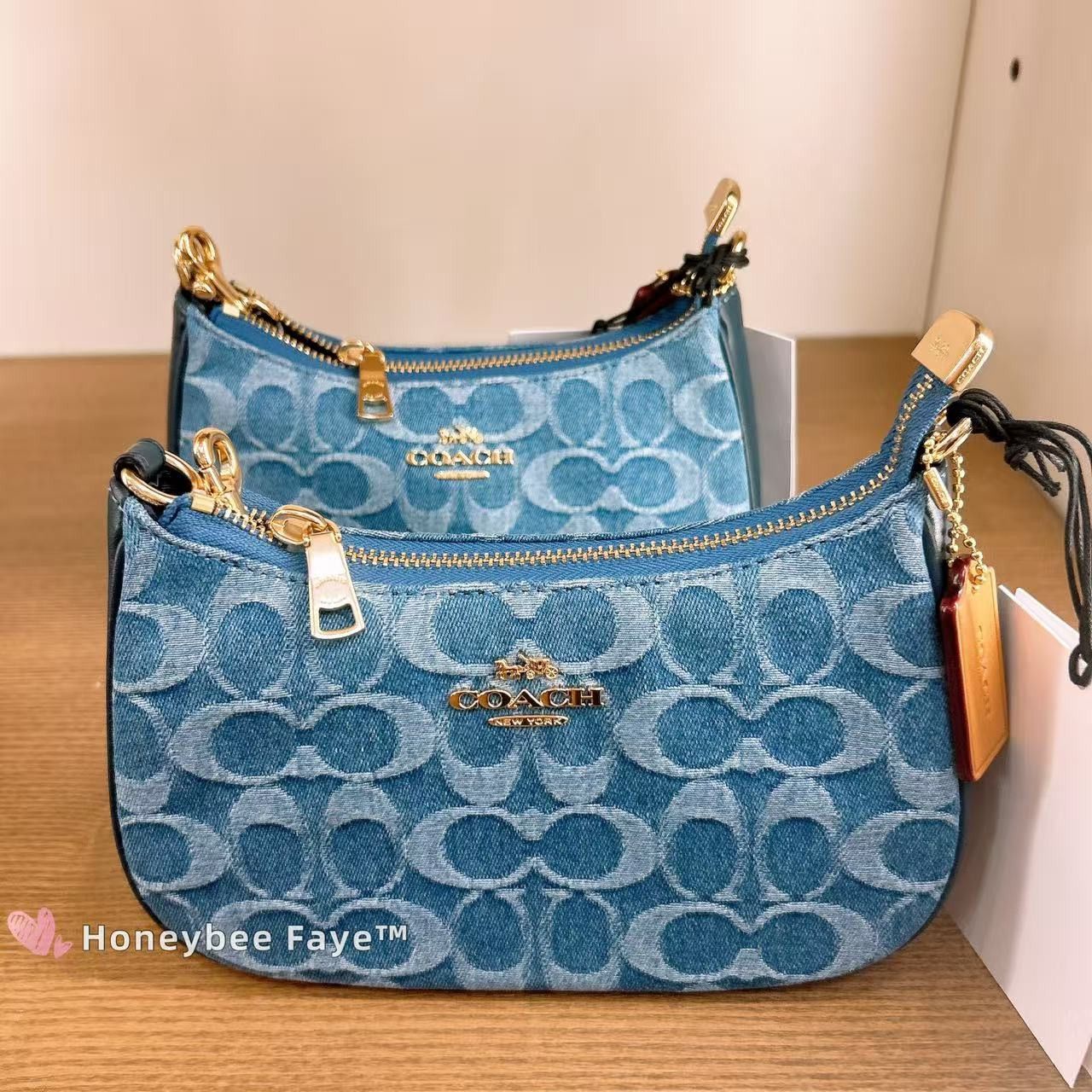 Coach Teri Mini Crossbody Bag In Signature Denim CDQ25 Size ONE SIZE - 5 Thumbnail