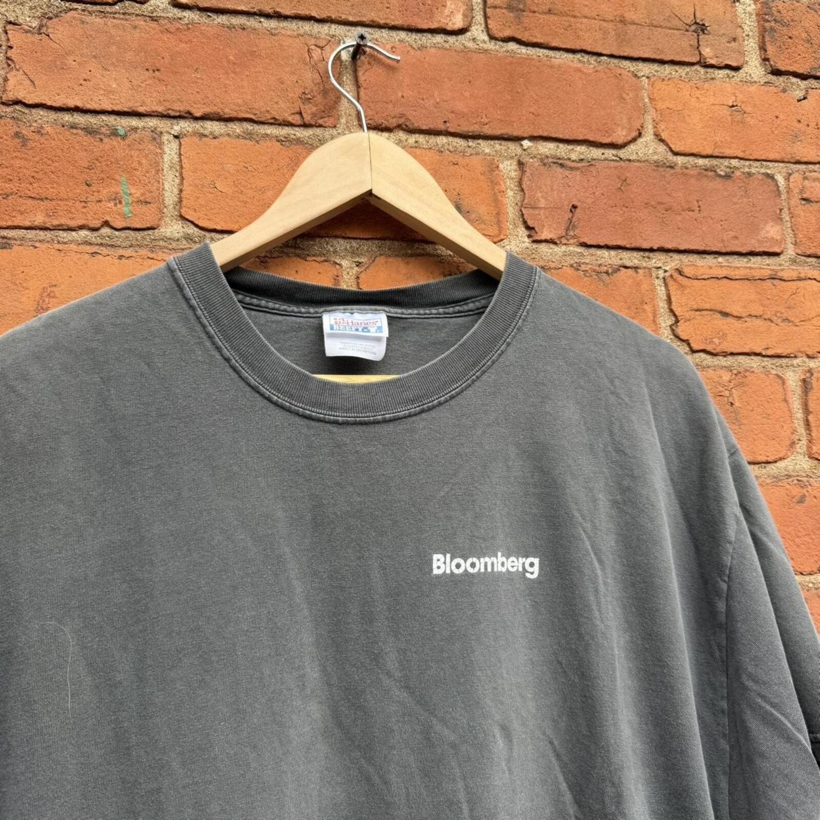 Hanes Vintage Bloomberg tech finance internet t shirt 90s/00s XL Size US XL / EU 56 / 4 - 1 Thumbnail
