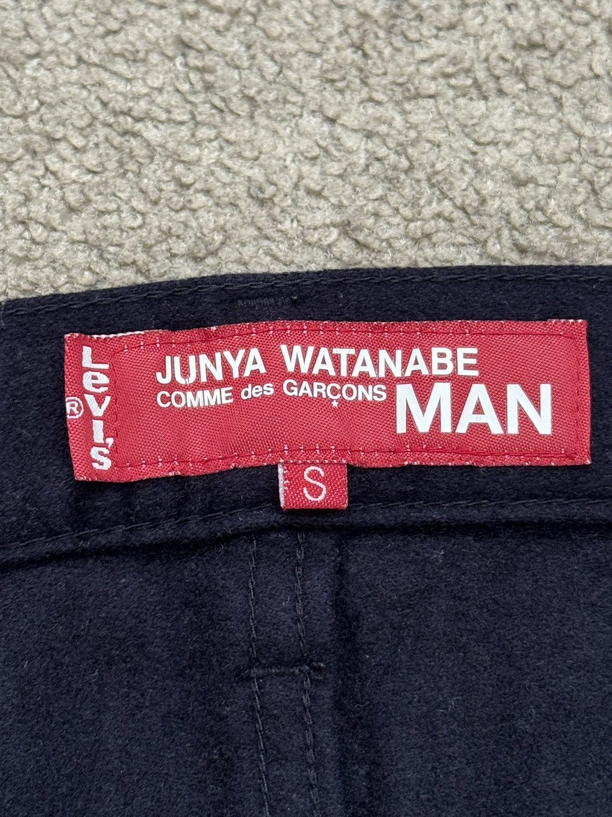 Junya Watanabe × Levi's AW02 Junya Watanabe x Levis Greenwich Pigs Printed Wool Pant Size US 33 - 10 Thumbnail