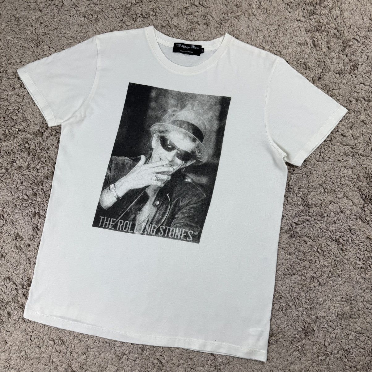 The Rolling Stones Vintage The Rolling Stones Keith Richards Photo T-shirt Size US M / EU 48-50 / 2 - 4 Thumbnail
