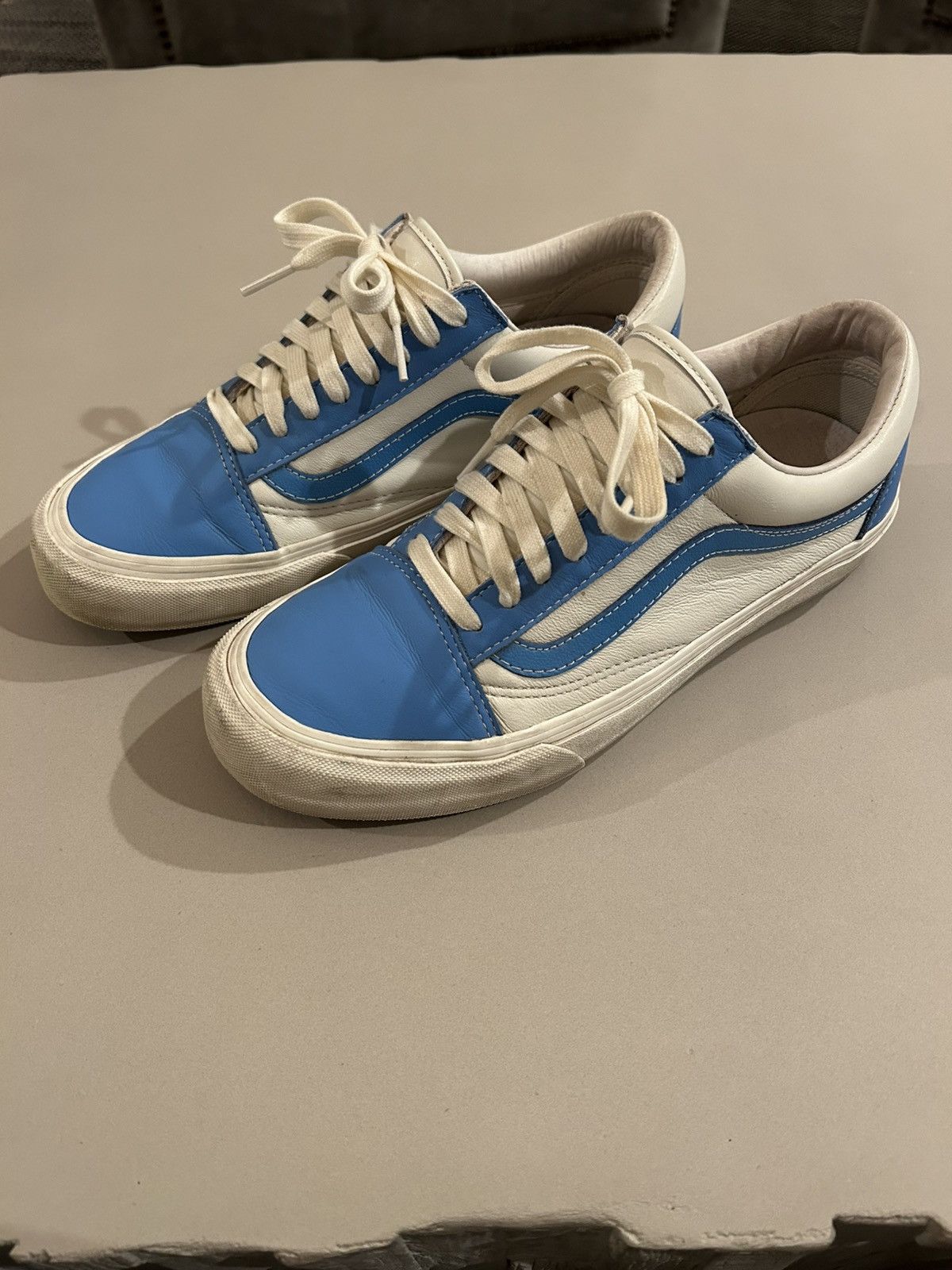 Vans Vans Vault Old Skool Pro ‘Blue and Marshmallow” Size US 9.5 / EU 42-43 - 5 Thumbnail
