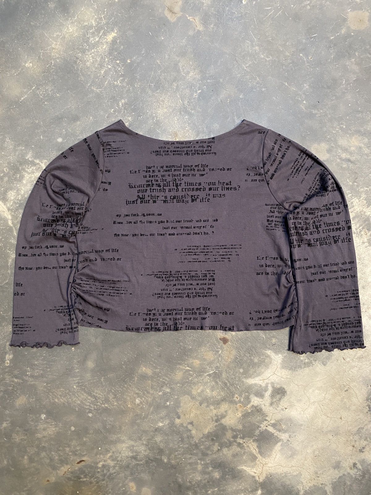 Japanese Brand Y2k 2000s cross longslevees Size US L / EU 52-54 / 3 - 2 Thumbnail
