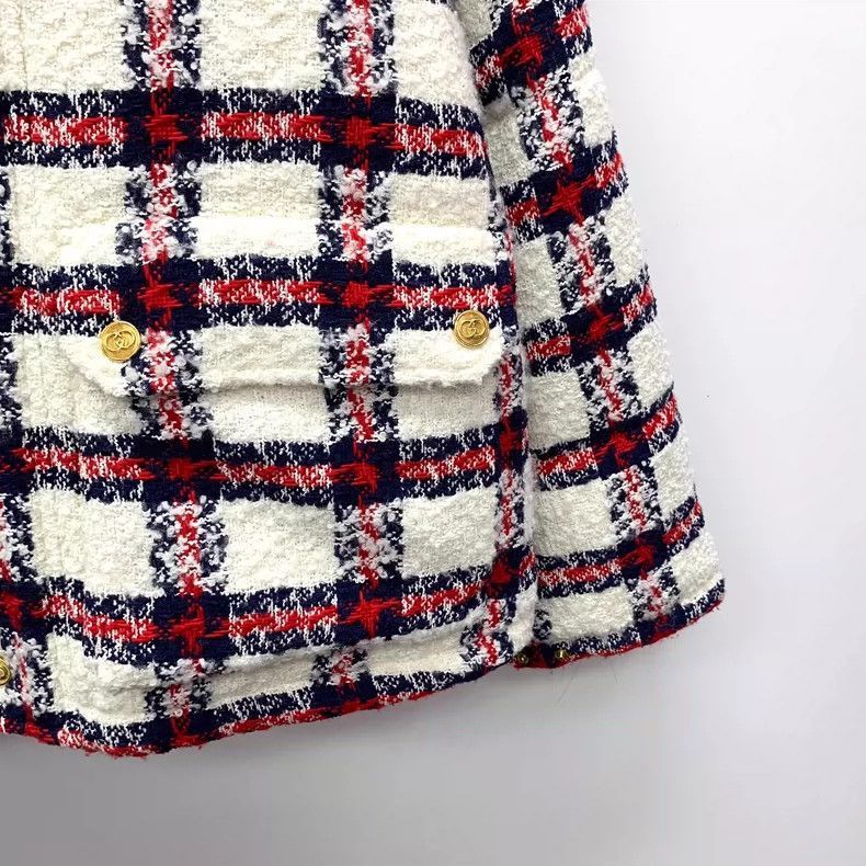 Gucci Gucci Checkered Wool Hooded Jacket-2506 Size US XS / EU 42 / 0 - 4 Thumbnail