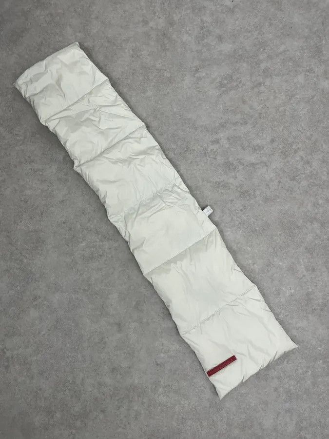 Prada FW2000 Prada Cream Scarf Nylon Quilted One Size Size ONE SIZE - 5 Thumbnail