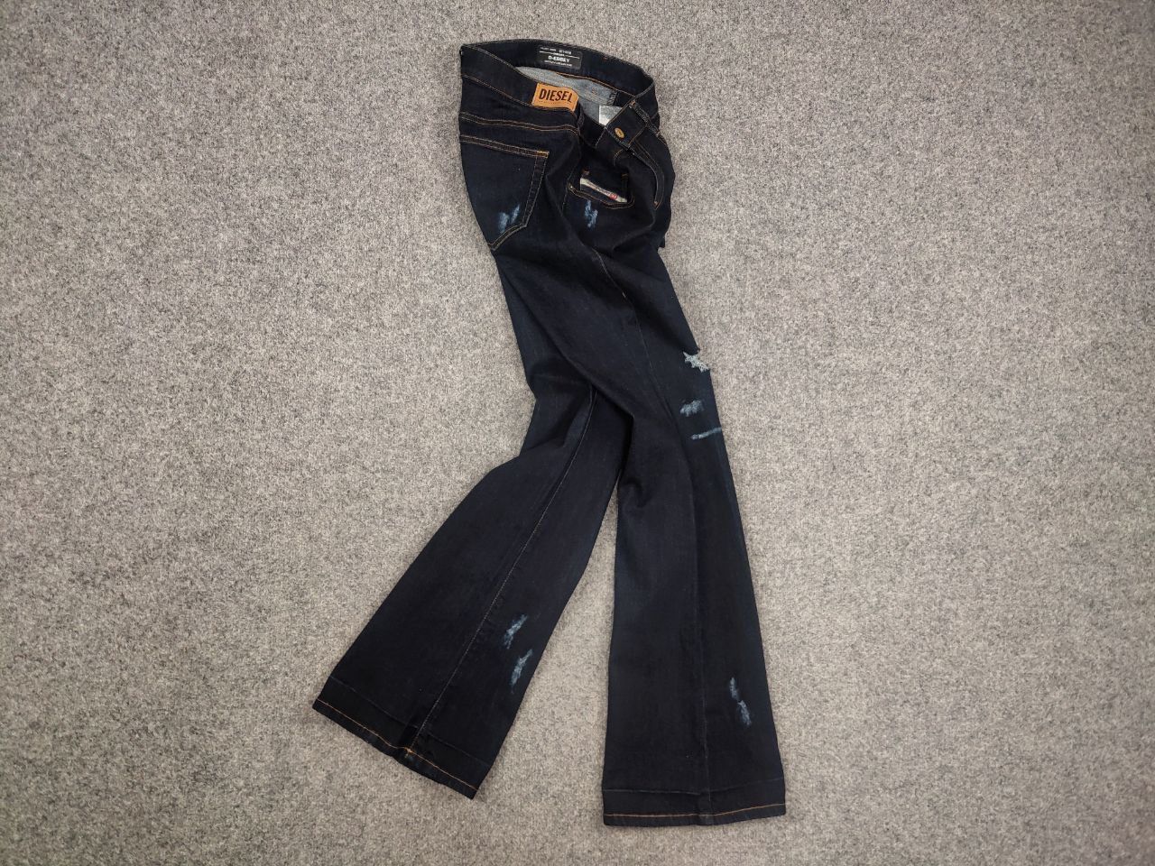 If Six Was Nine Diesel d-ebbey bootcut flared if six was nine style jeans Size 29" - 10 Thumbnail