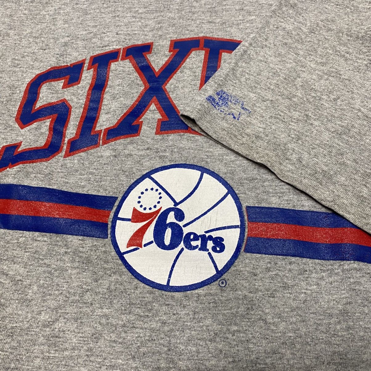 NBA × Vintage Vintage Philadelphia 76ers Sixers Starter NBA Tshirt USA Size US M / EU 48-50 / 2 - 10 Thumbnail