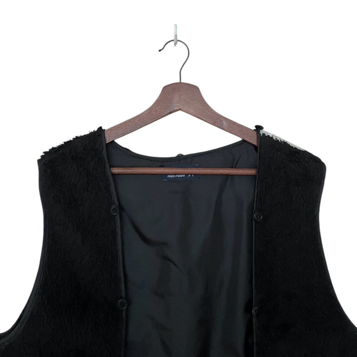 Fred Perry × Vintage Vintage Brand Fred Perry Fur Inner Vest 1990s Size US S / EU 44-46 / 1 - 3 Thumbnail