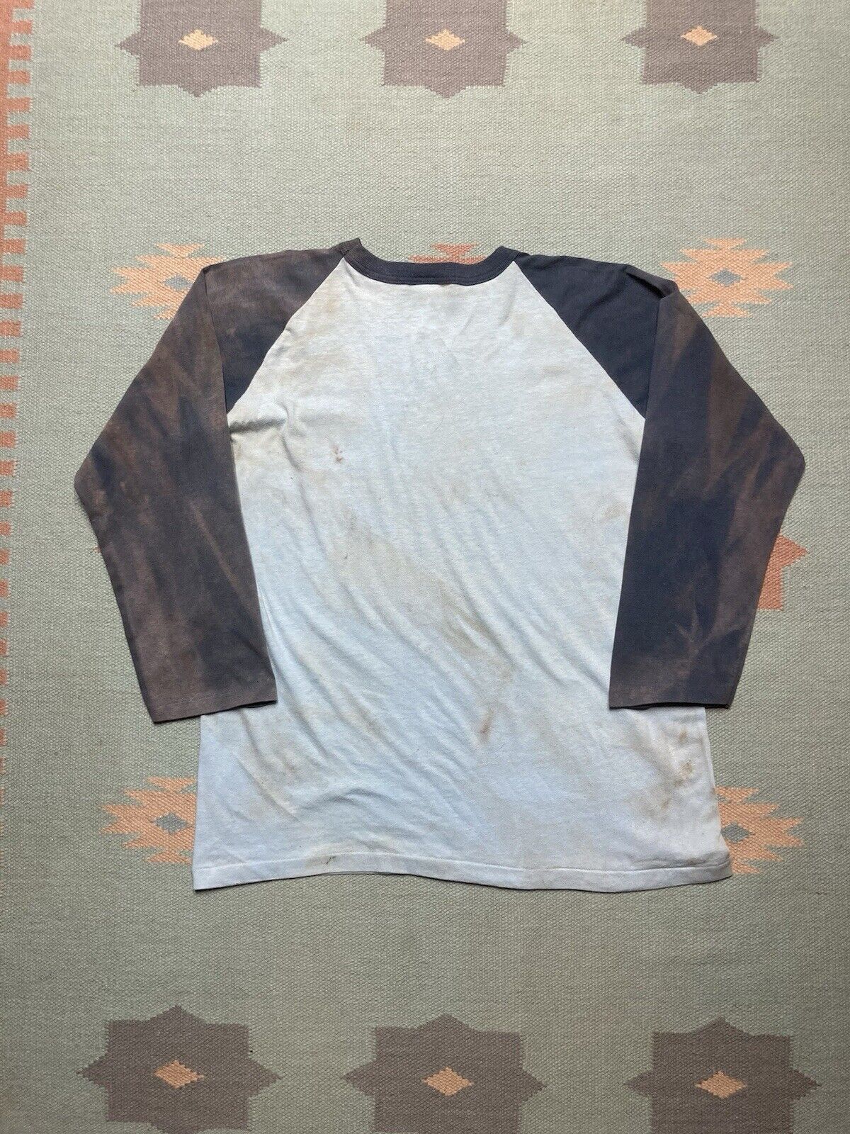 Adidas × Vintage 80s graphic t shirt adidas trefoil rainbow raglan fade large Size US L / EU 52-54 / 3 - 6 Thumbnail