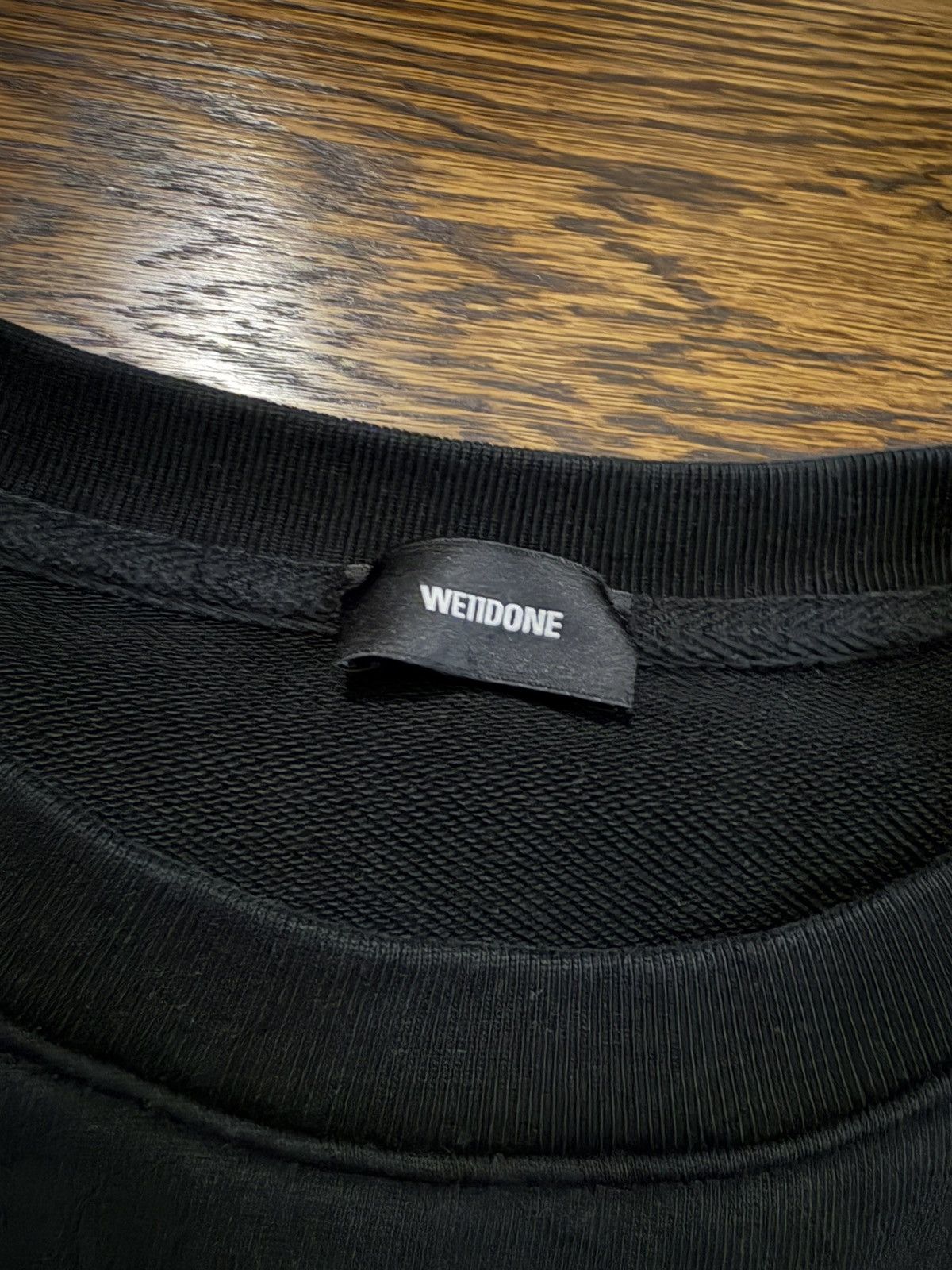 WE11DONE We11Done WELLDONE Logo Crewneck Sweater Size US XL / EU 56 / 4 - 4 Thumbnail