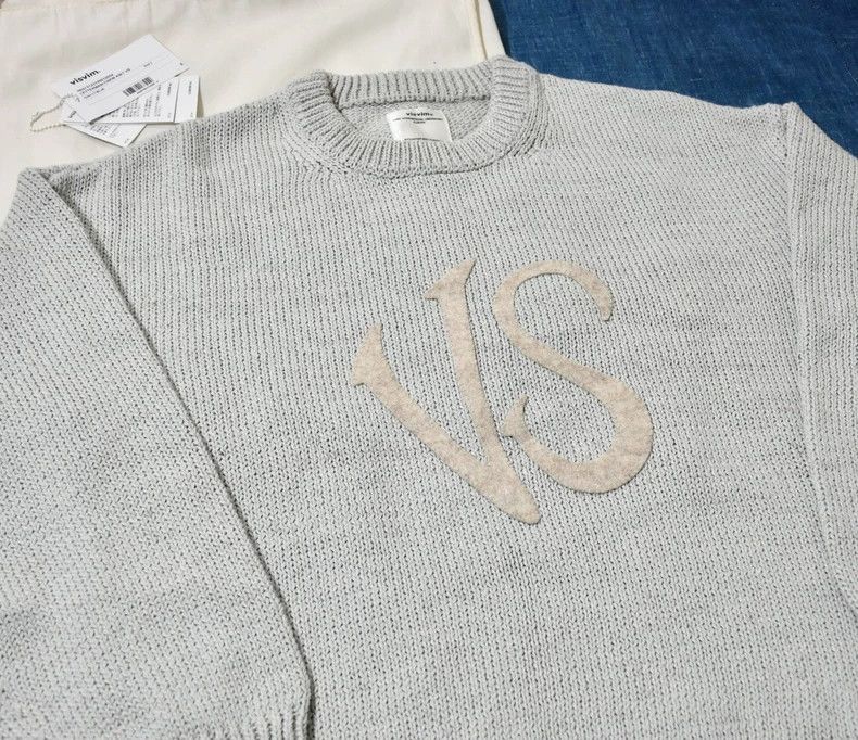 Visvim Visvim 23ss Letterman Crew Knit Vs Knitwear-2506 Size US L / EU 52-54 / 3 - 3 Thumbnail