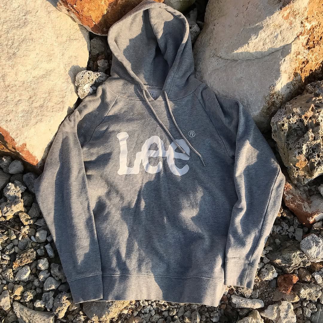 Lee × Vintage Vintage Lee union made Sanforized shrunk Hoodie Jumper crew Size US L / EU 52-54 / 3 - 1 Thumbnail