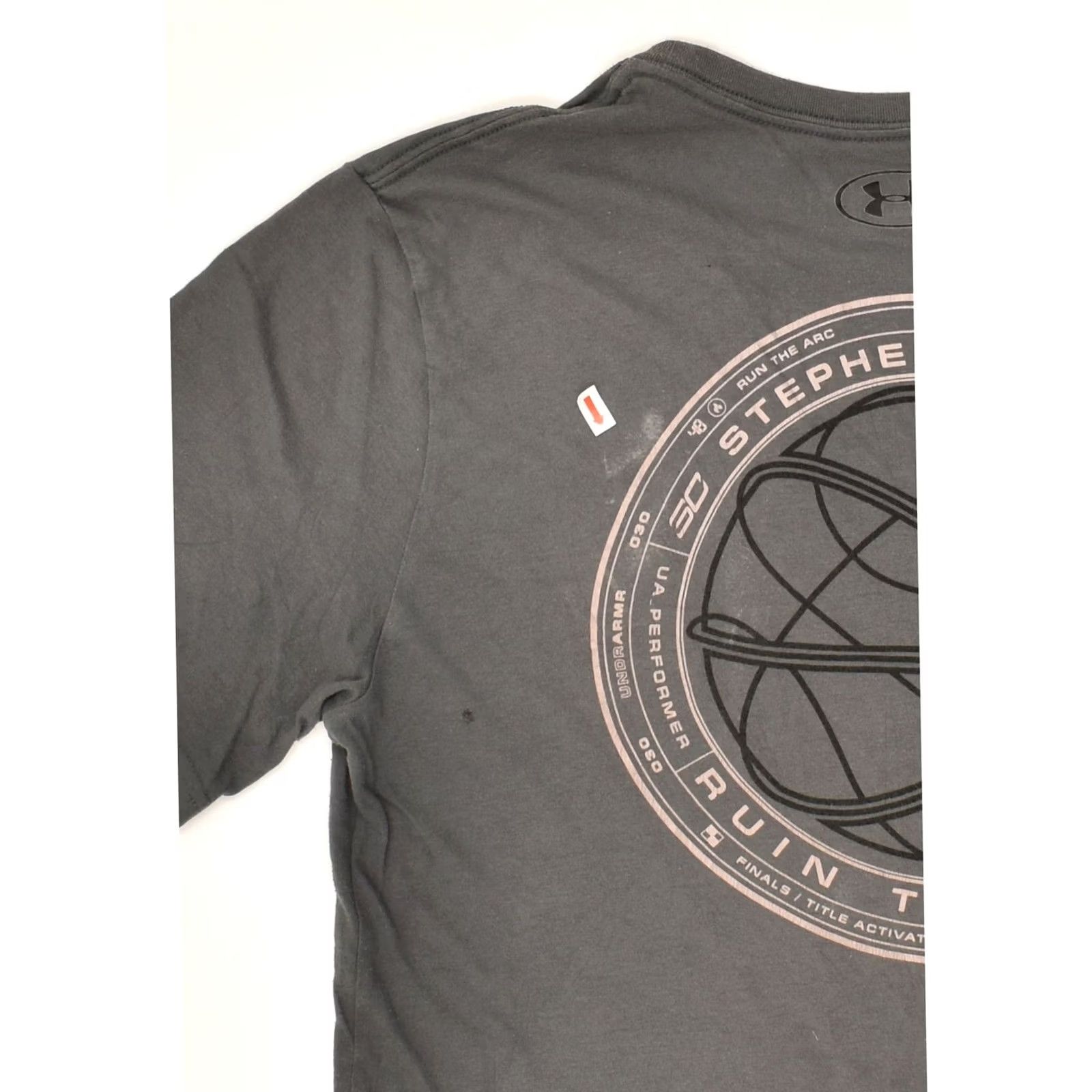 Under Armour UNDER ARMOUR Womens Graphic T-Shirt Top UK 14 Medium Grey Size M / US 6-8 / IT 42-44 - 3 Thumbnail