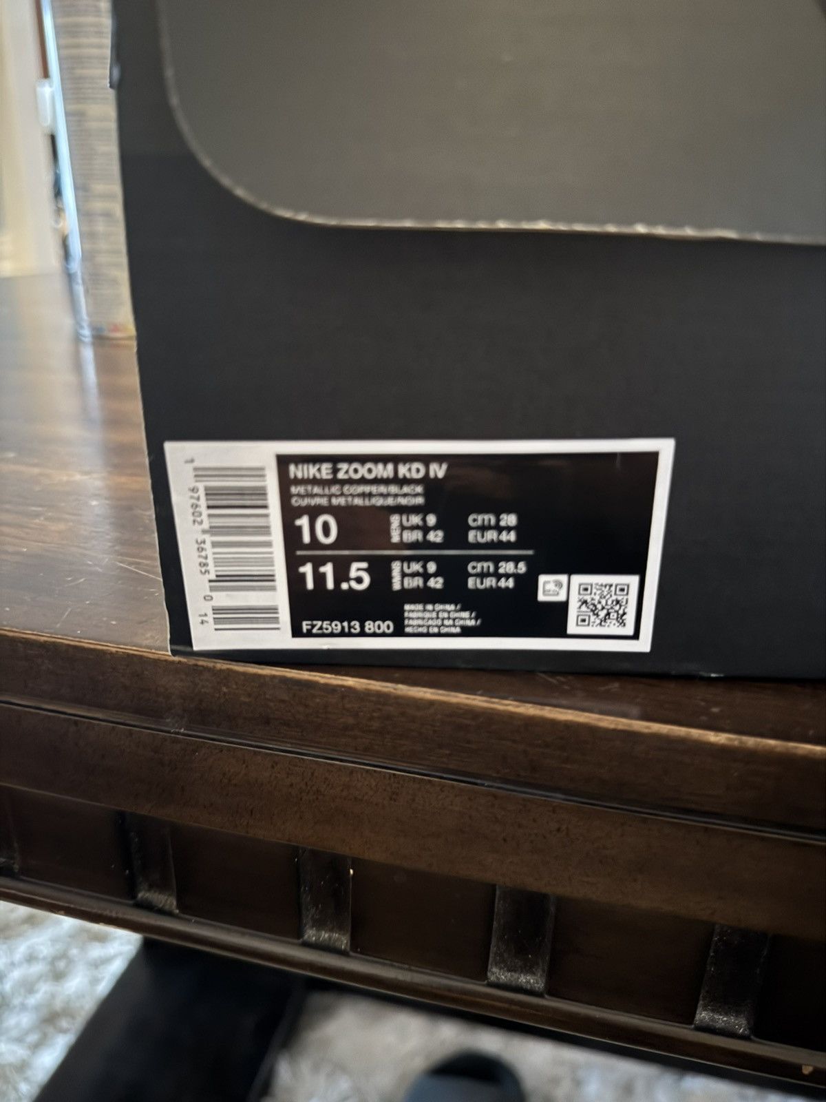 Nike NIKE ZOOM KD IV Size US 10 / EU 43 - 5 Thumbnail