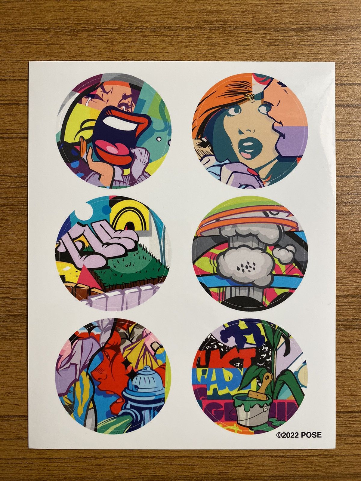 Alife Pose graffiti sticker sheet set of two Size ONE SIZE - 2 Thumbnail