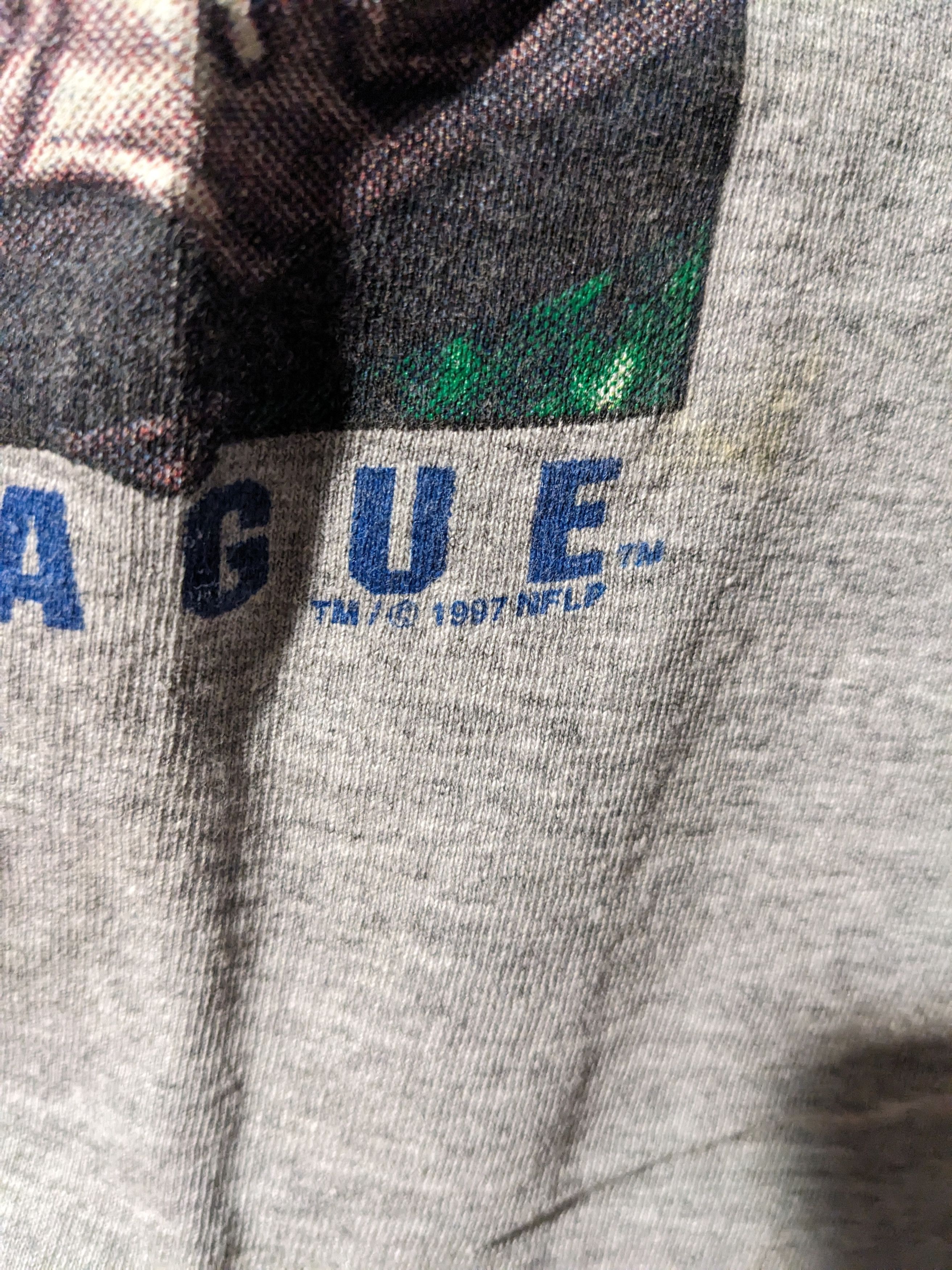 NFL × Vintage Vintage 1997 Dallas Cowboys NFL Football Lee Sport T-Shirt Size US XL / EU 56 / 4 - 4 Thumbnail