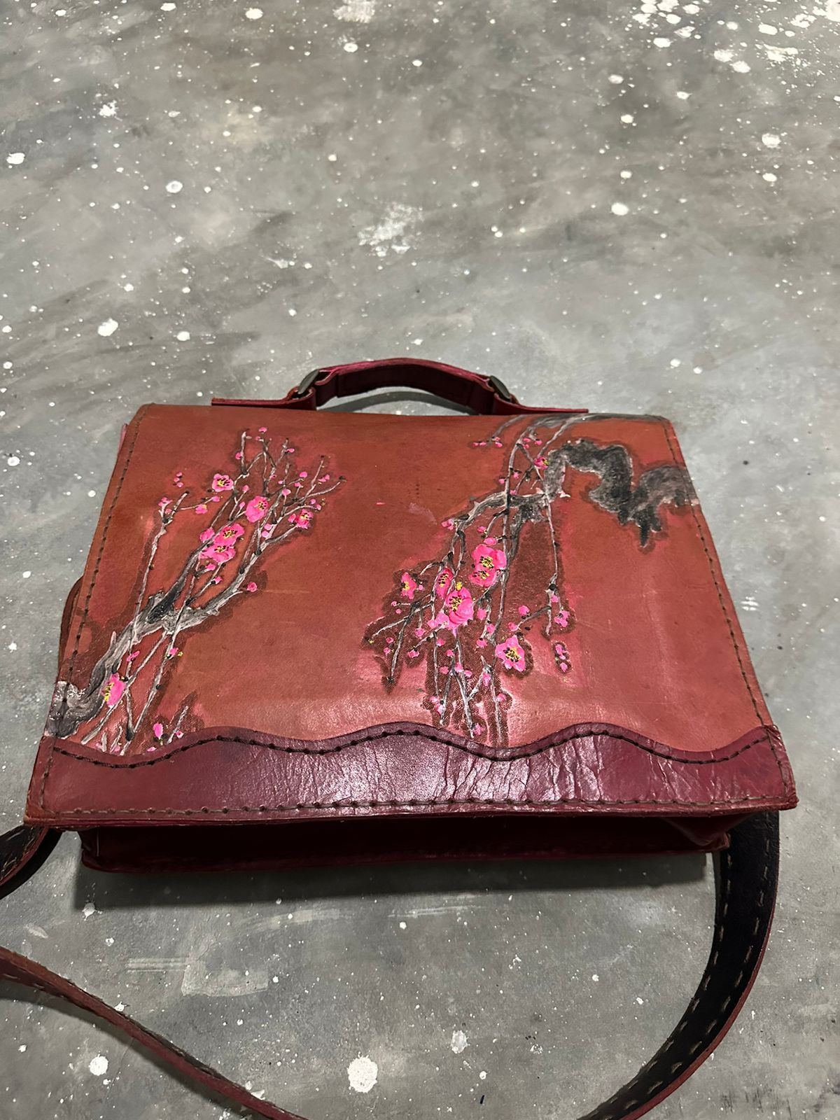 Beautiful Art Leather Bag