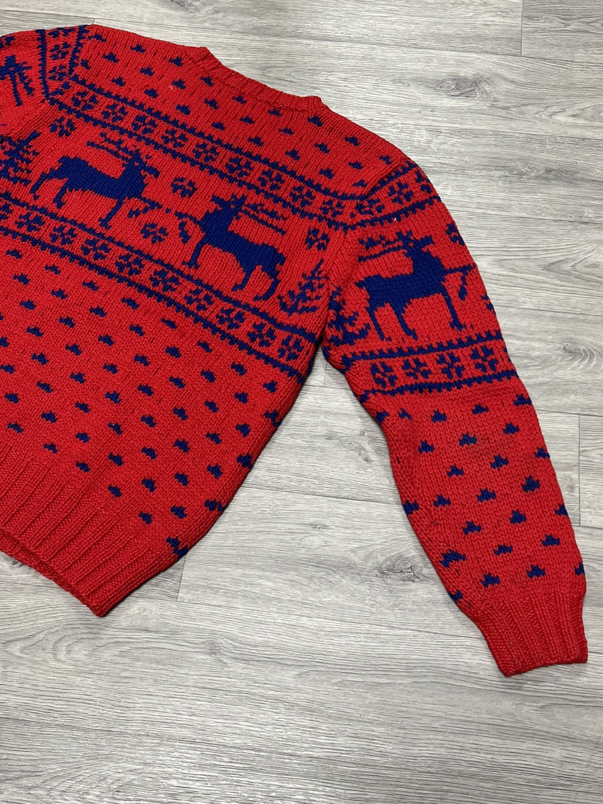 Polo Ralph Lauren Polo Ralph Lauren wool Nordic Deer vintage 90’s sweater Size US M / EU 48-50 / 2 - 5 Thumbnail