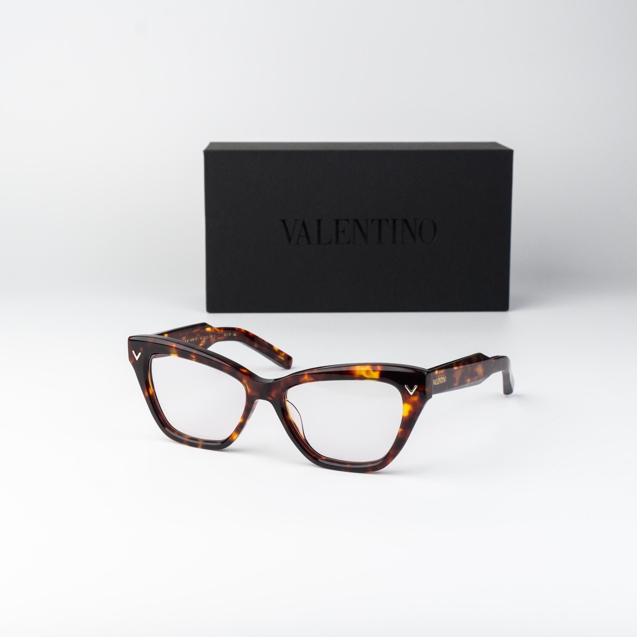 Valentino Valentino Women Eyeglasses Havana Cat Eye V-TALE VLX-140 B Size ONE SIZE - 1 Thumbnail