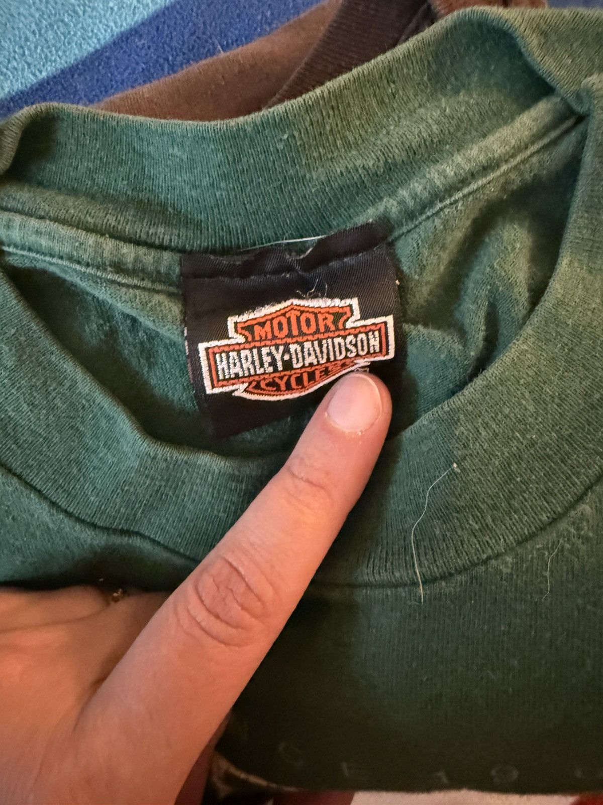 Vintage VINTAGE HARLEY DAVIDSON TEE (M) Size US M / EU 48-50 / 2 - 3 Thumbnail