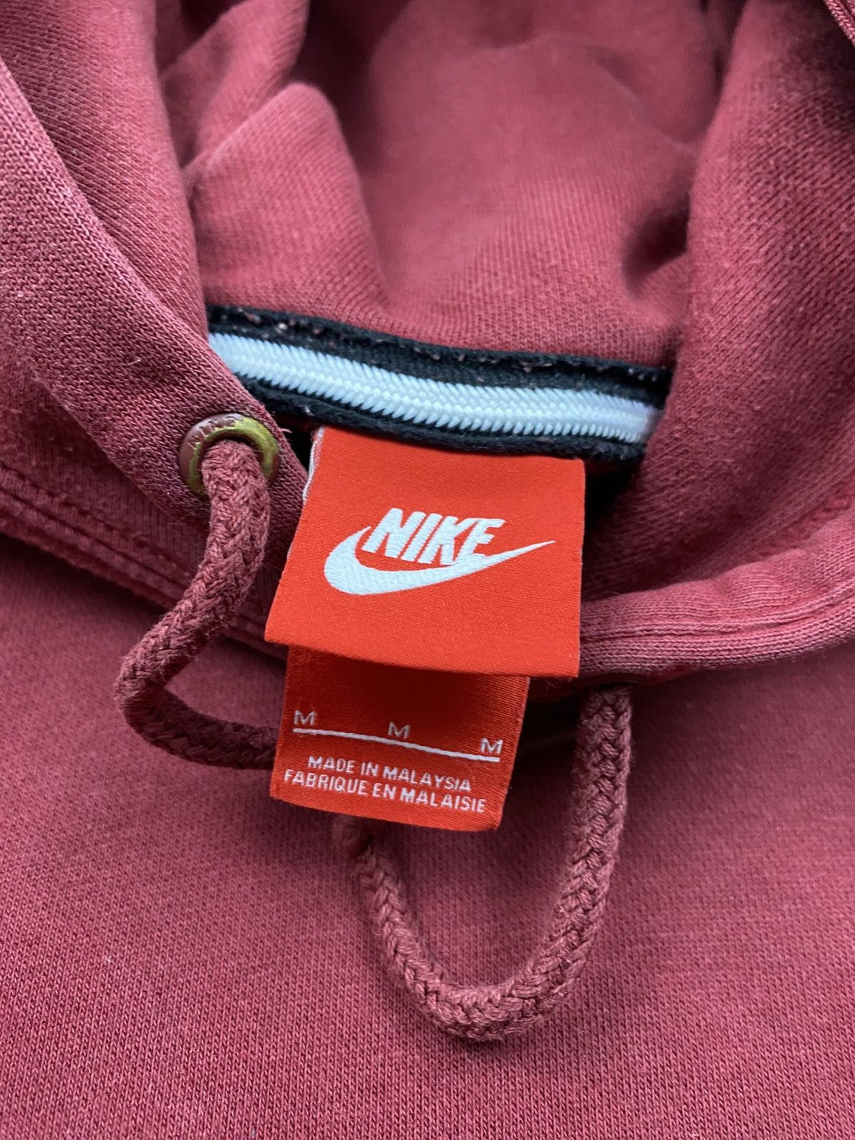 Nike × Vintage Vintage Nike Heavy Cotton Boxy Hoodie Big Logo Size US M / EU 48-50 / 2 - 8 Thumbnail