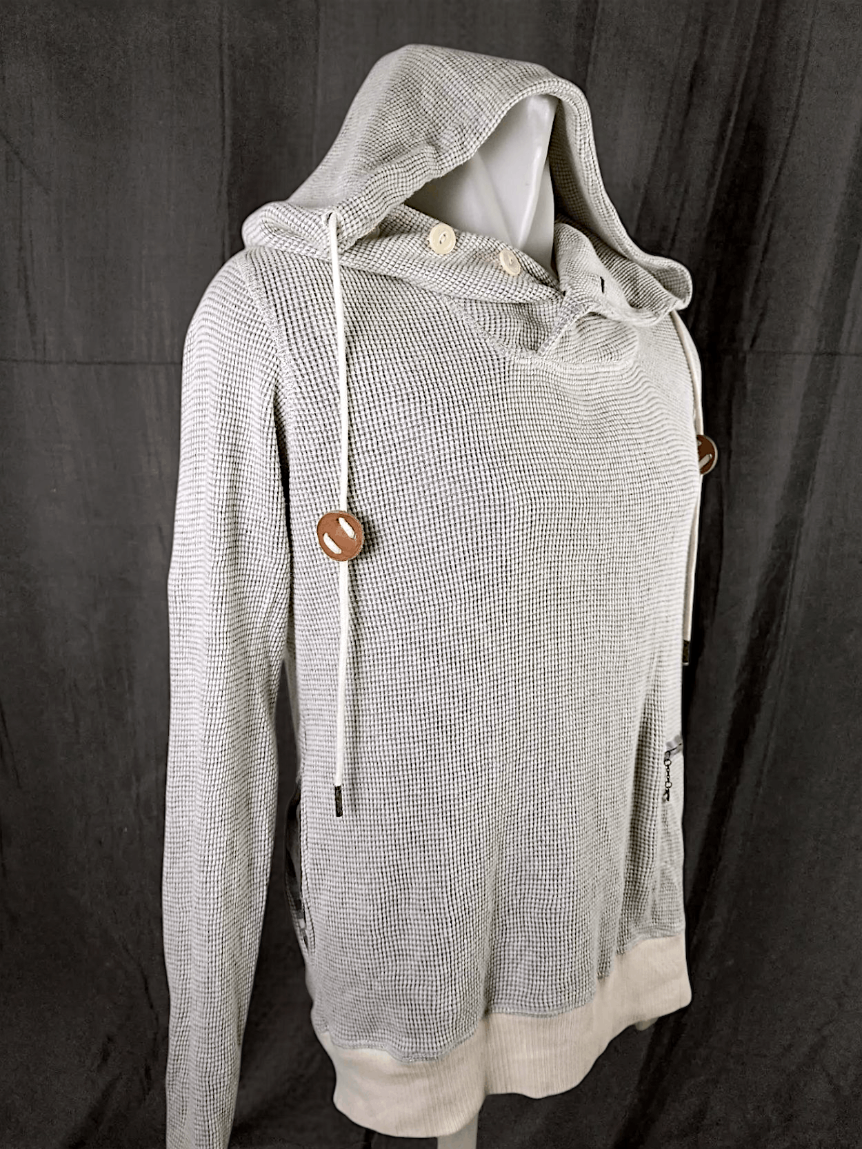 Diesel DIESEL-CO. Hoodie Slim Fit Waffle Knit Sweatshirt Jumper Size US L / EU 52-54 / 3 - 3 Thumbnail