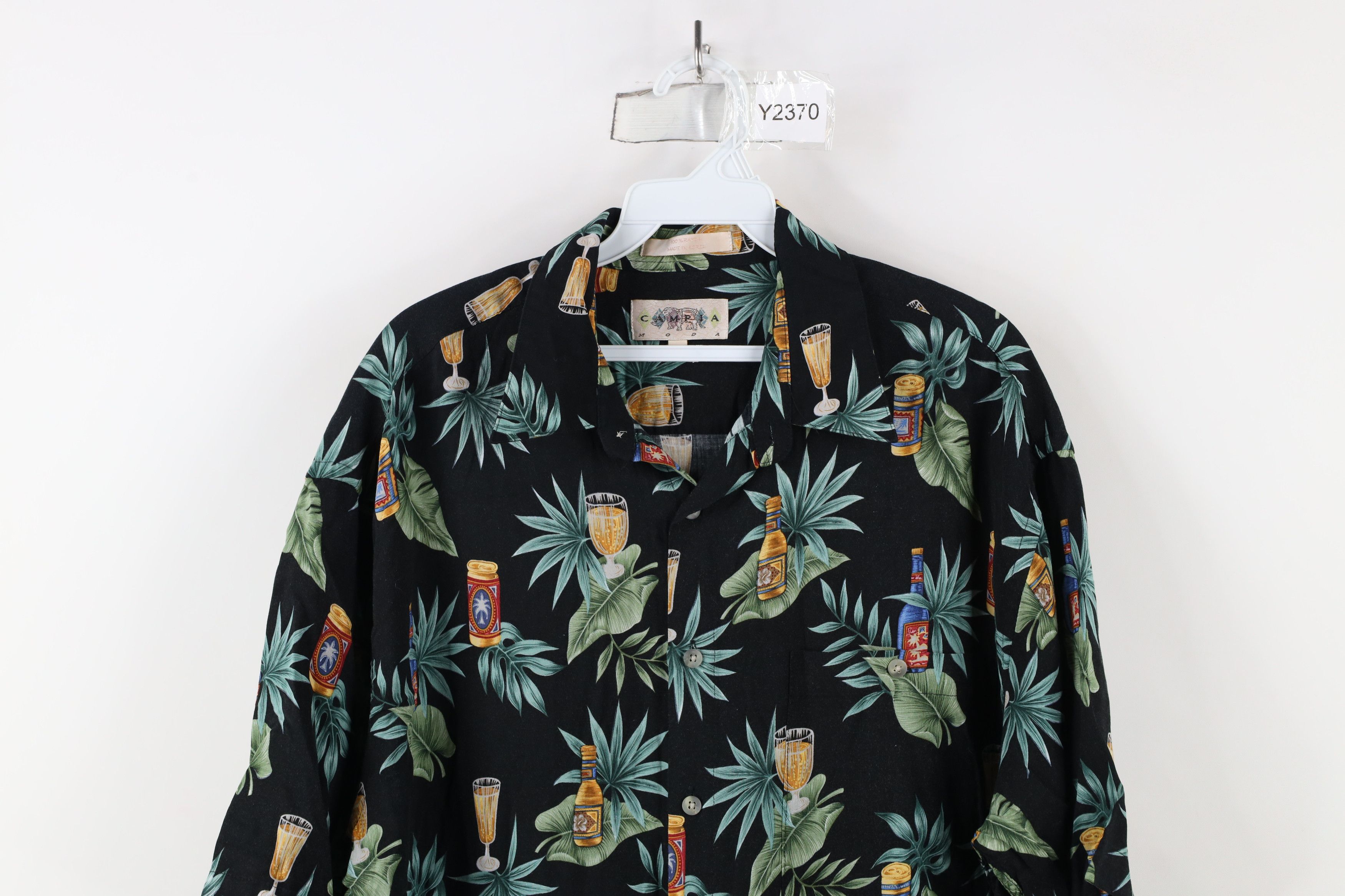 Vintage Vintage 90s Streetwear All Over Print Hawaiian Button Shirt Size US L / EU 52-54 / 3 - 2 Thumbnail