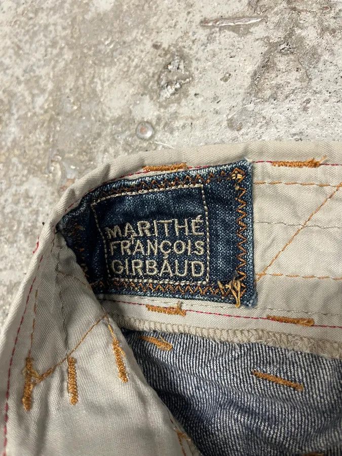 Designer × Marithe + Francois Girbaud × Vintage 2000s Marithé + François Girbaud Wide Denim Jeans Size US 30 / EU 46 - 10 Thumbnail