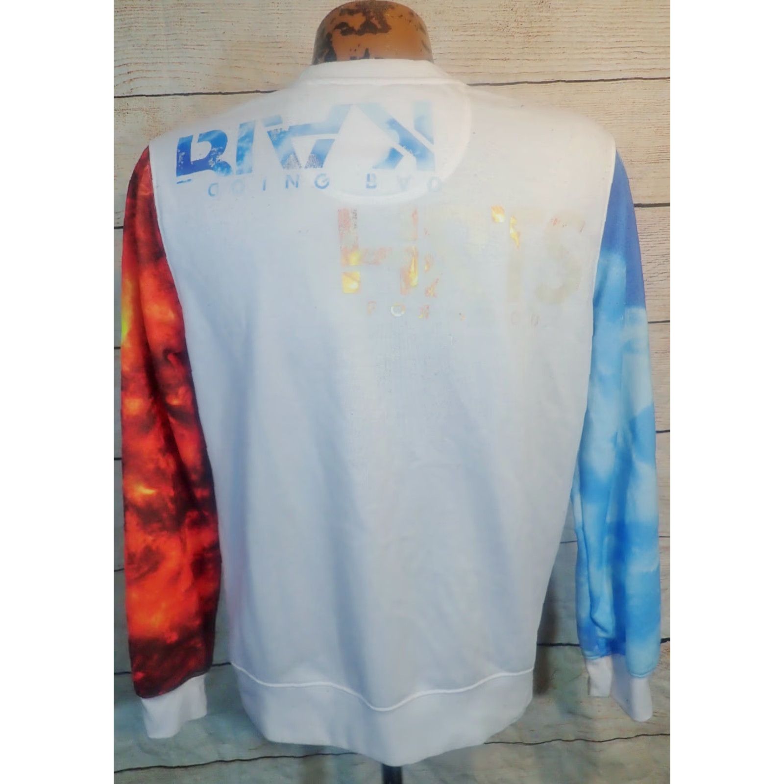 Rocawear VINTAGE Rocawear Blak Is The New Black Men's White Sweatshirt Sm Praying Skeleton Size US S / EU 44-46 / 1 - 3 Thumbnail