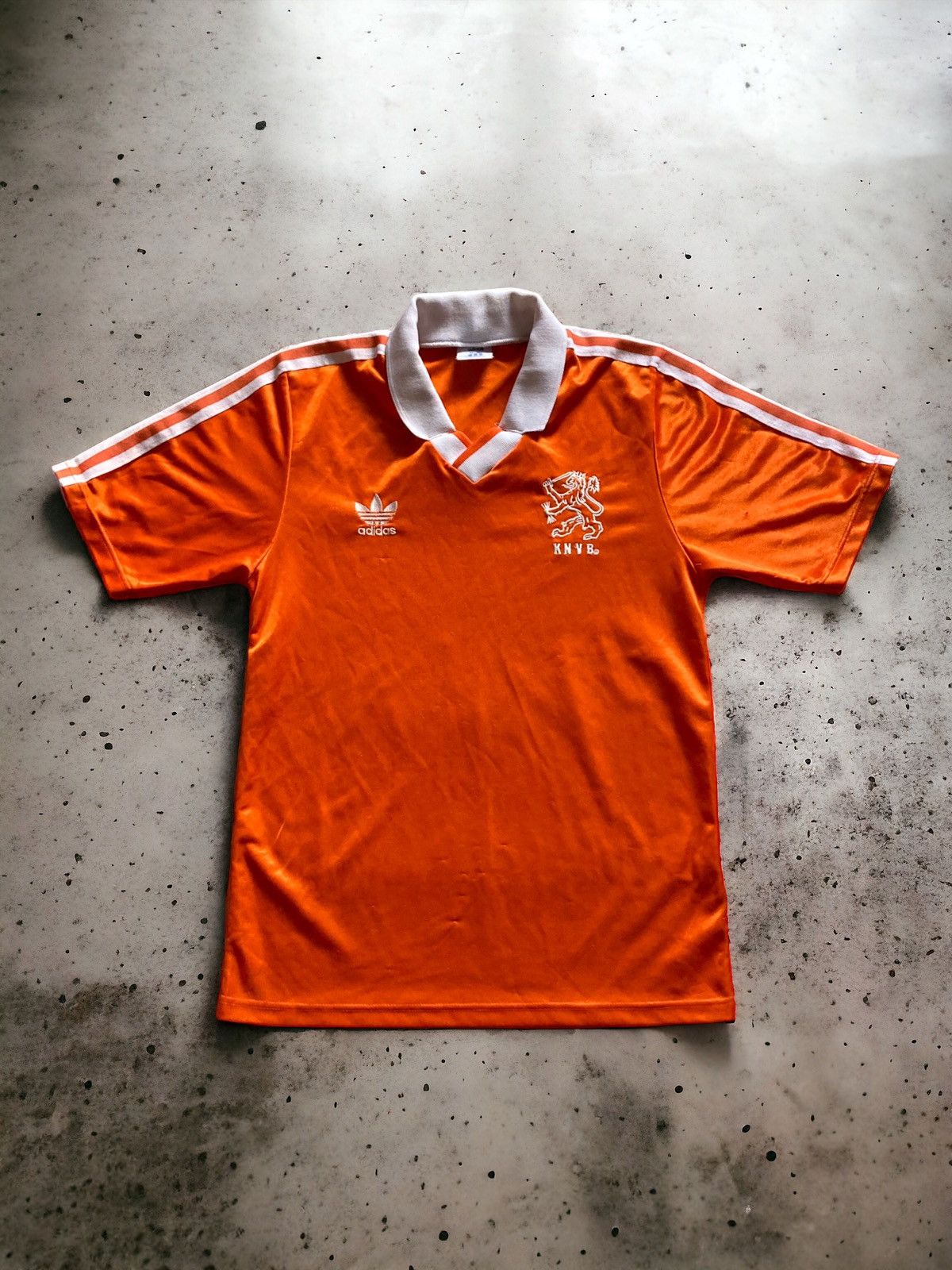 image of Adidas x Vintage 1990’ Netherlands Holland Soccer Football Jersey S in Orange, Men's (Size Small)