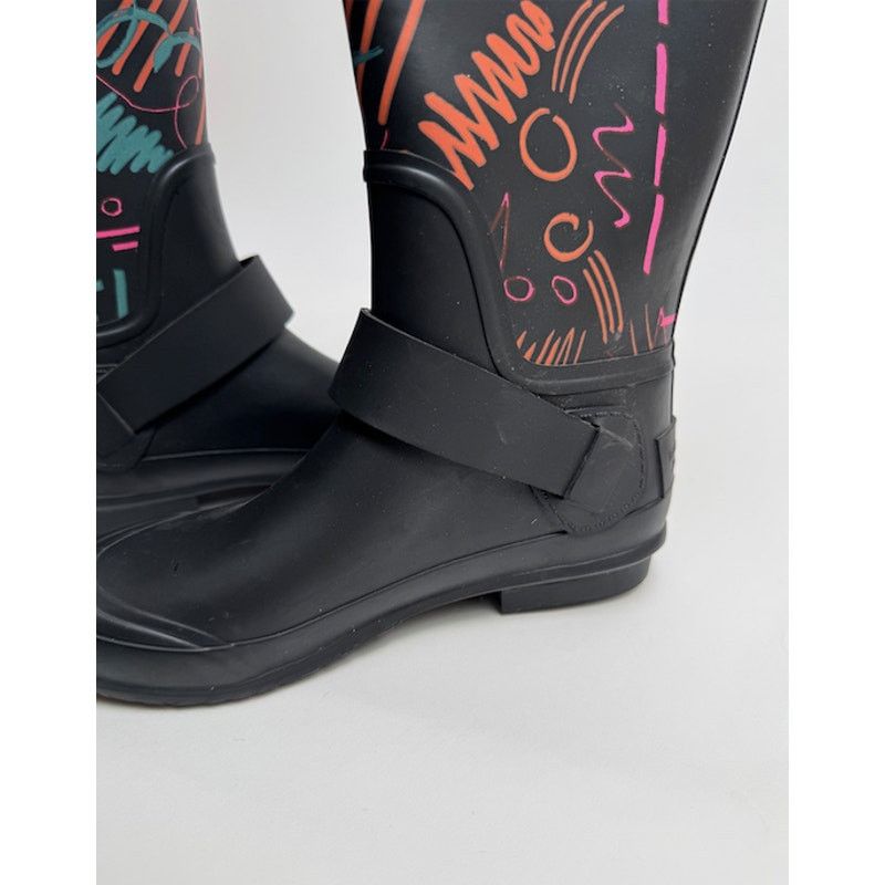 Burberry Burberry Black Doodle Graffiti Rubber Rain Boots Size 35 Size US 5 / IT 35 - 9 Thumbnail