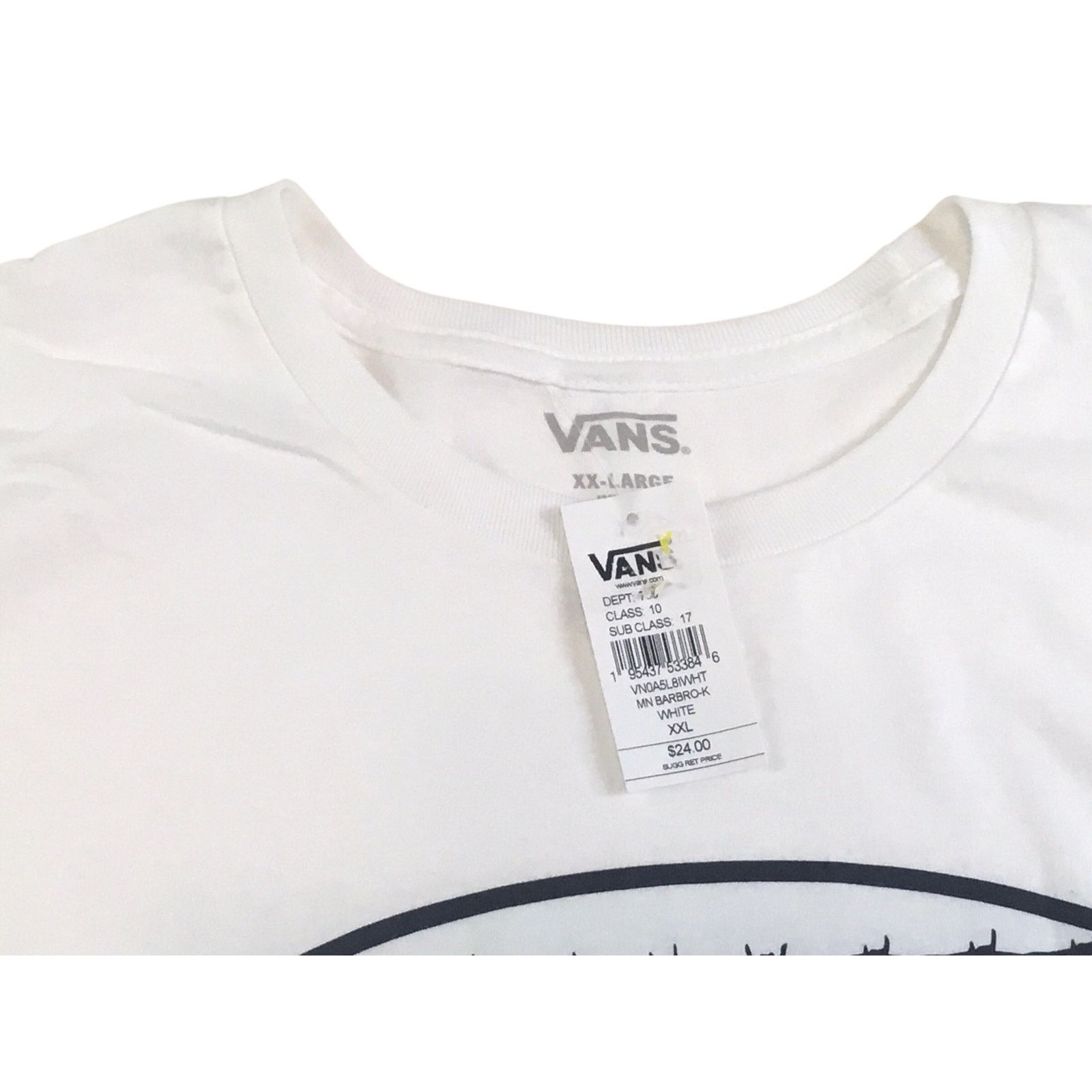 Vans Vans Off the Wall T-Shirt Barbed Wire Logo Red/Black NWT $24 Size US S / EU 44-46 / 1 - 3 Thumbnail