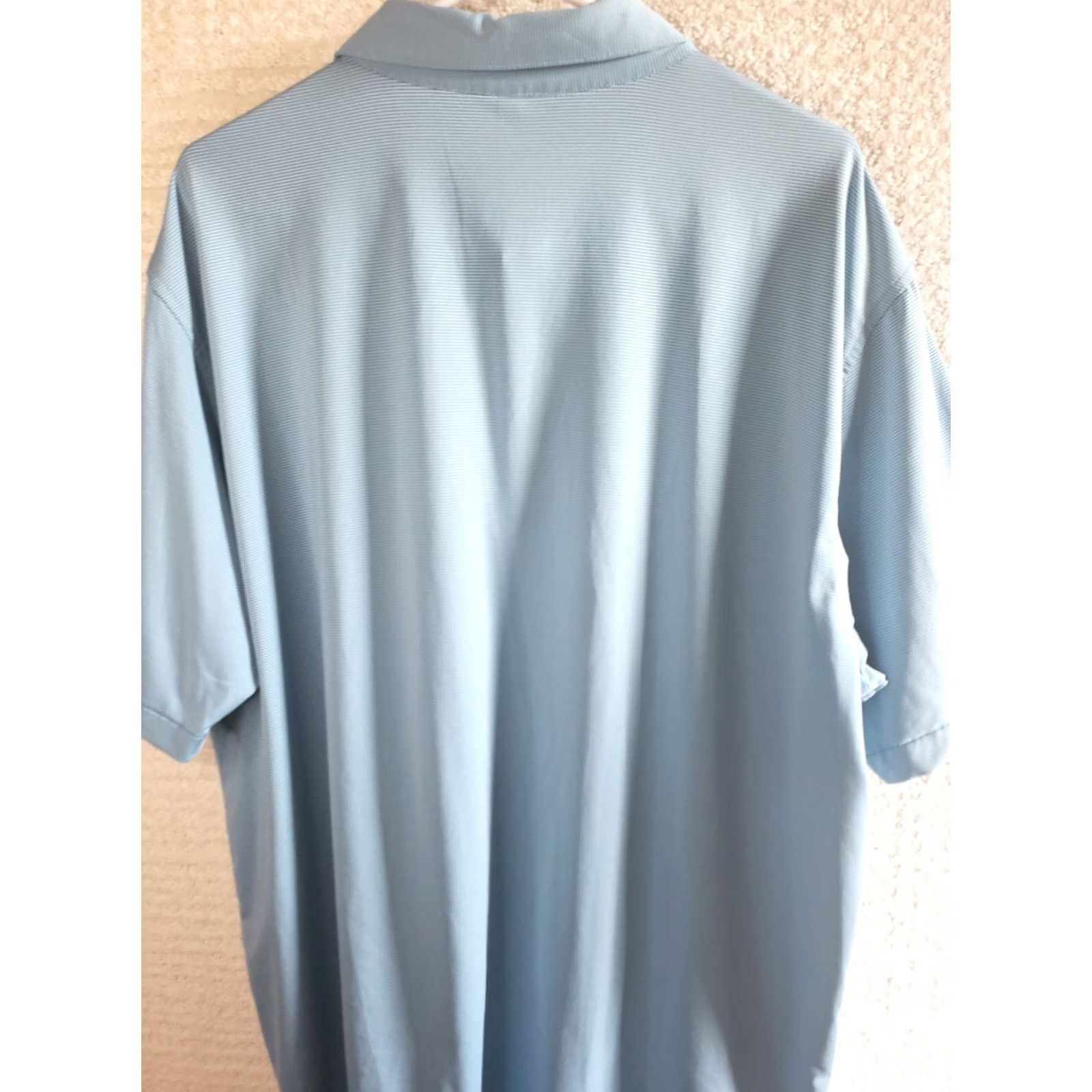Peter Millar VINTAGE? No. Peter Millar Summer Comfort Polo Mens 2XL Blue Striped Short Sleeve Golf Shirt Size US XXL / EU 58 / 5 - 7 Thumbnail
