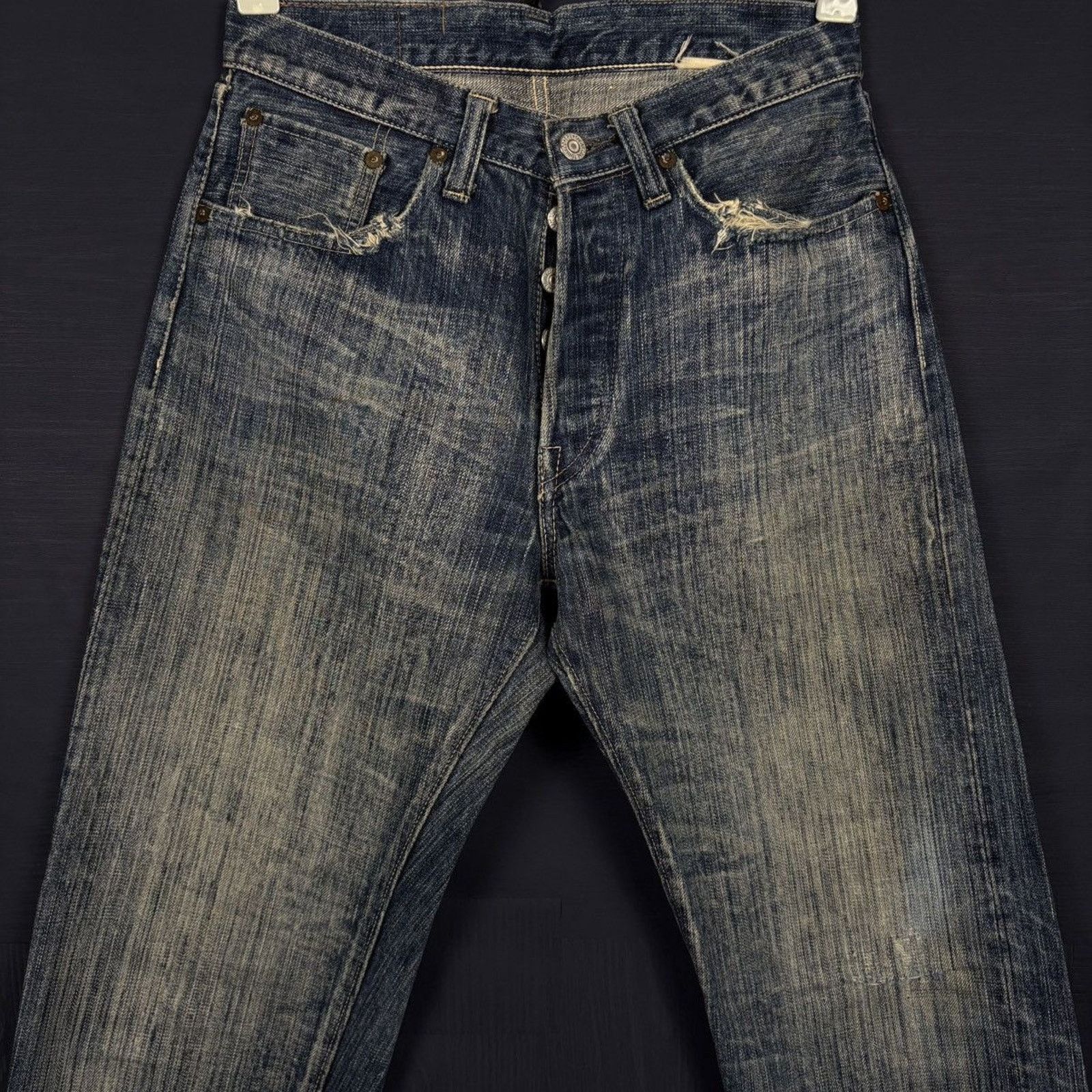 Harley Davidson × Japanese Brand × Vintage 🇯🇵SUGAR CANE ALOHA DENIM Size US 30 / EU 46 - 2 Thumbnail