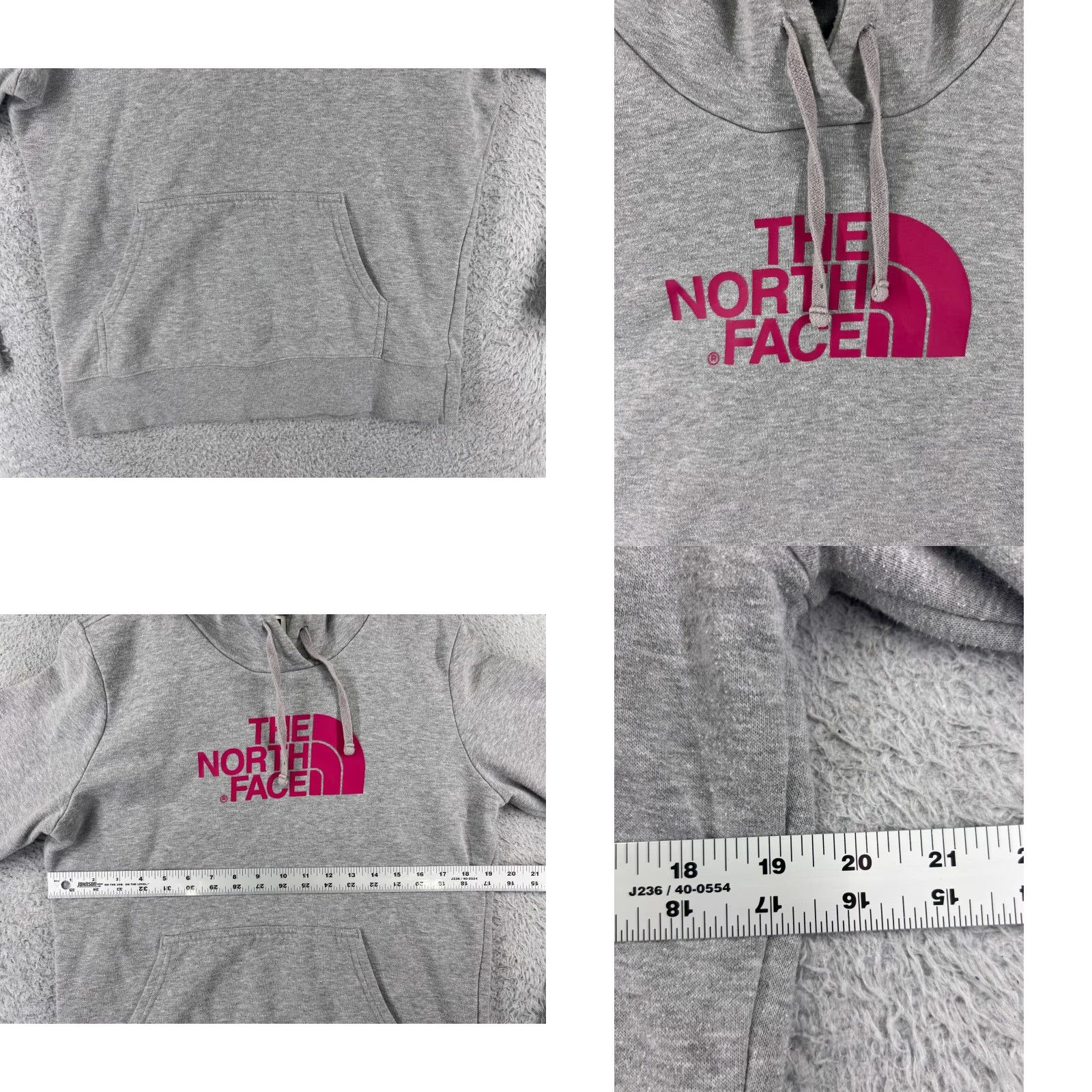 The North Face The North Face Hoodie Womens M Gray Cotton Blend Jersey Hooded Pullover Sports Classic Logo Mens? Size M / US 6-8 / IT 42-44 - 8 Thumbnail