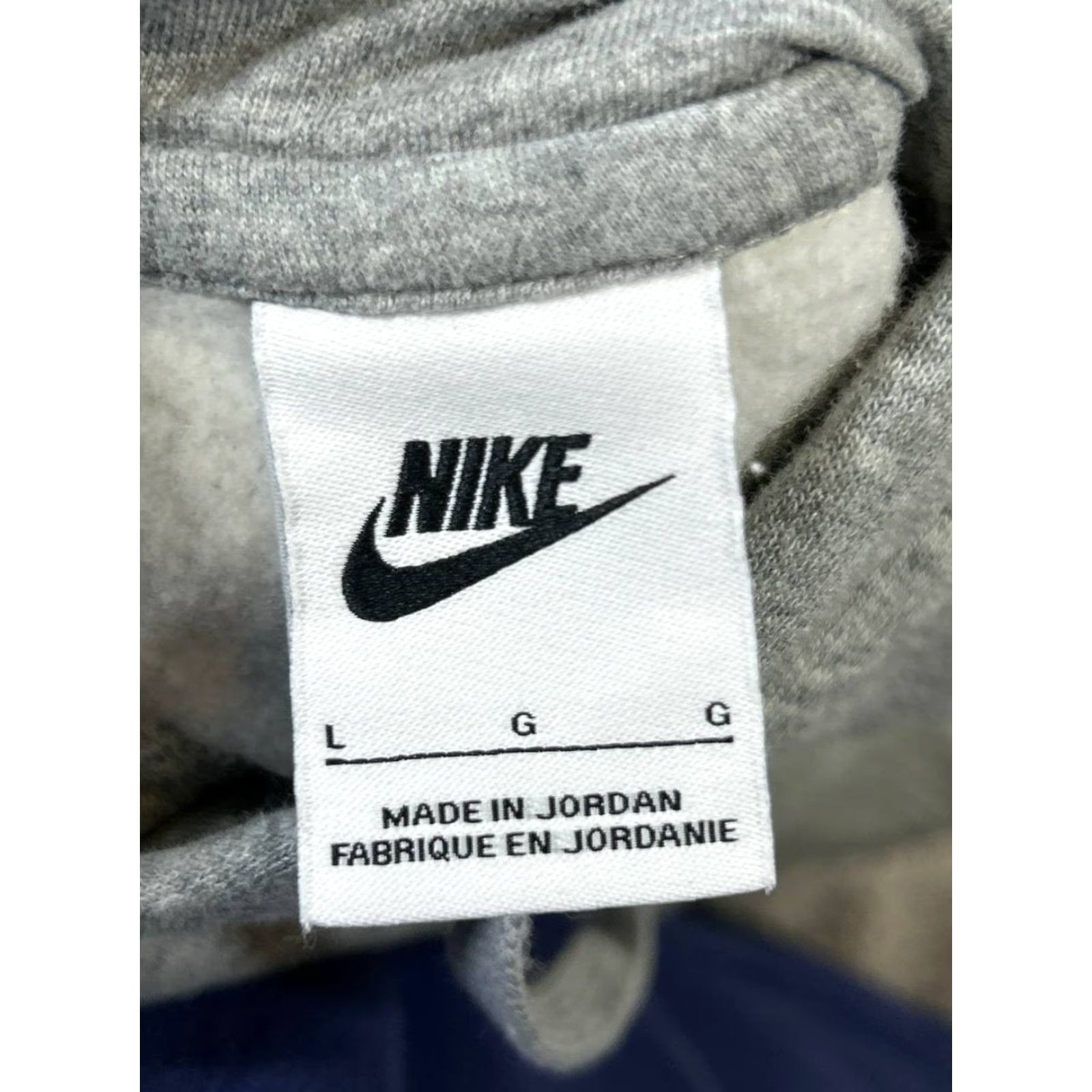 Nike Nike Hoodie Mens Large Gray Pullover Fleece Size US L / EU 52-54 / 3 - 4 Thumbnail