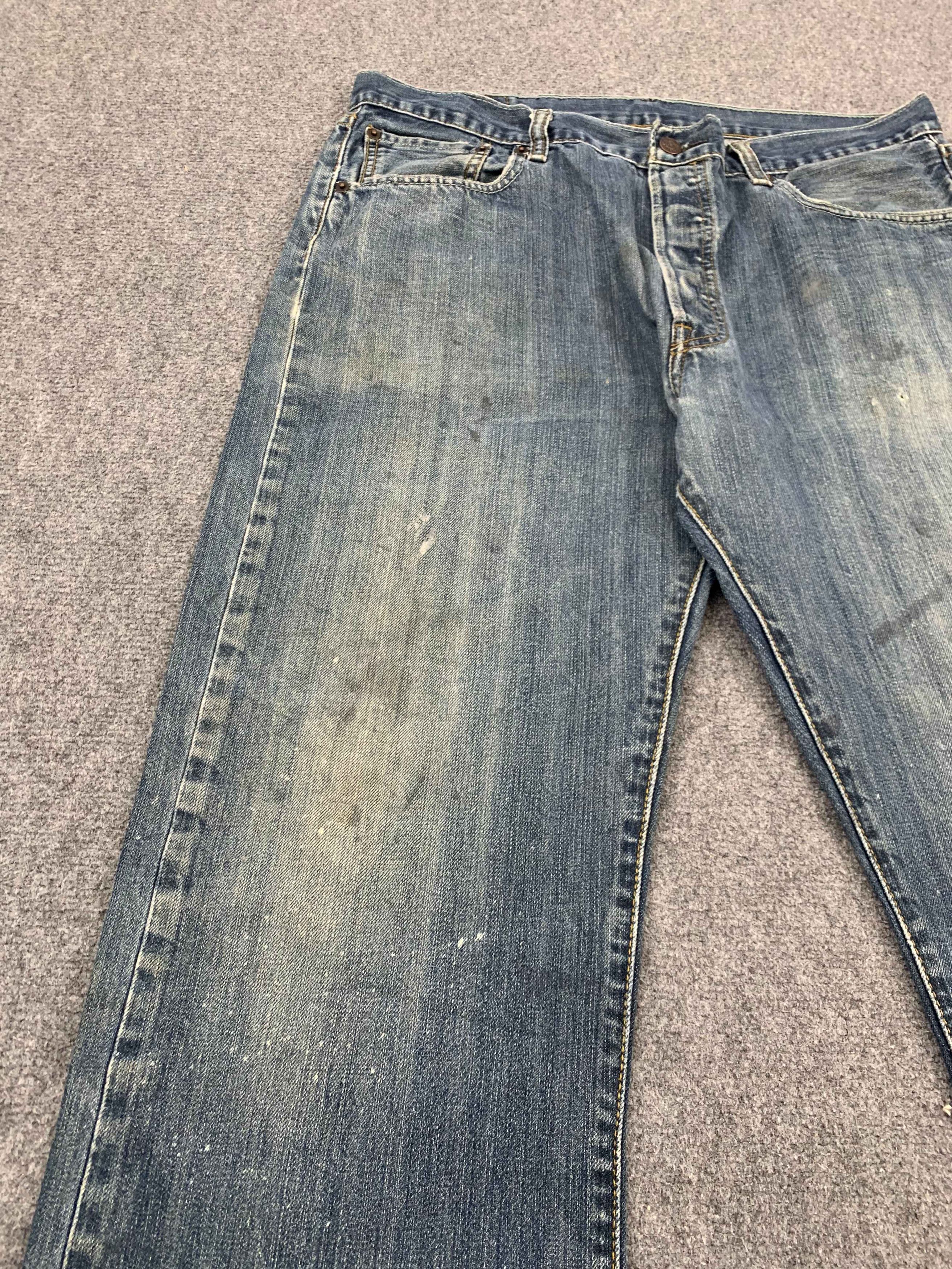 Levi's × Vintage Vintage Levis 501 Faded Blue Jeans Size US 34 / EU 50 - 9 Thumbnail