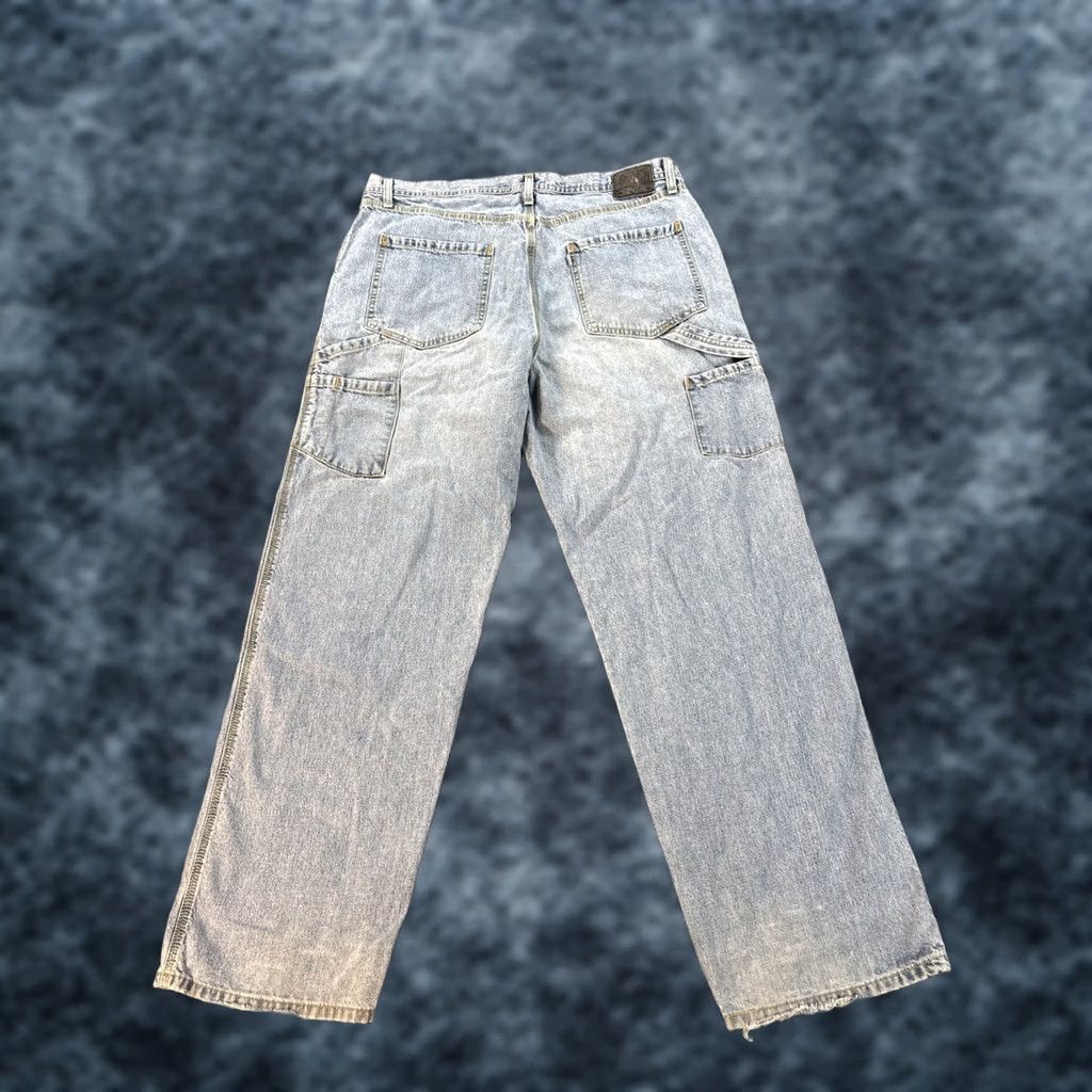 Levi's VTG Levi's Silvertab Carpenter Jeans Mens 40x33 Baggy Frayed Light Wash 90s Silver Tab Straight 40 33 Men Mens Size US 40 / EU 56 - 1 Thumbnail