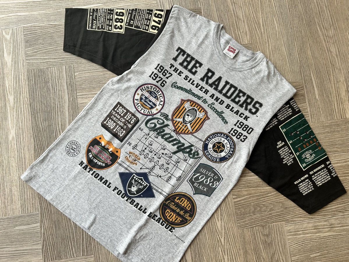 NFL × Vintage Vintage Oakland Raiders “TEAM OF DECADES” by LONG GONE USA Size US L / EU 52-54 / 3 - 1 Thumbnail
