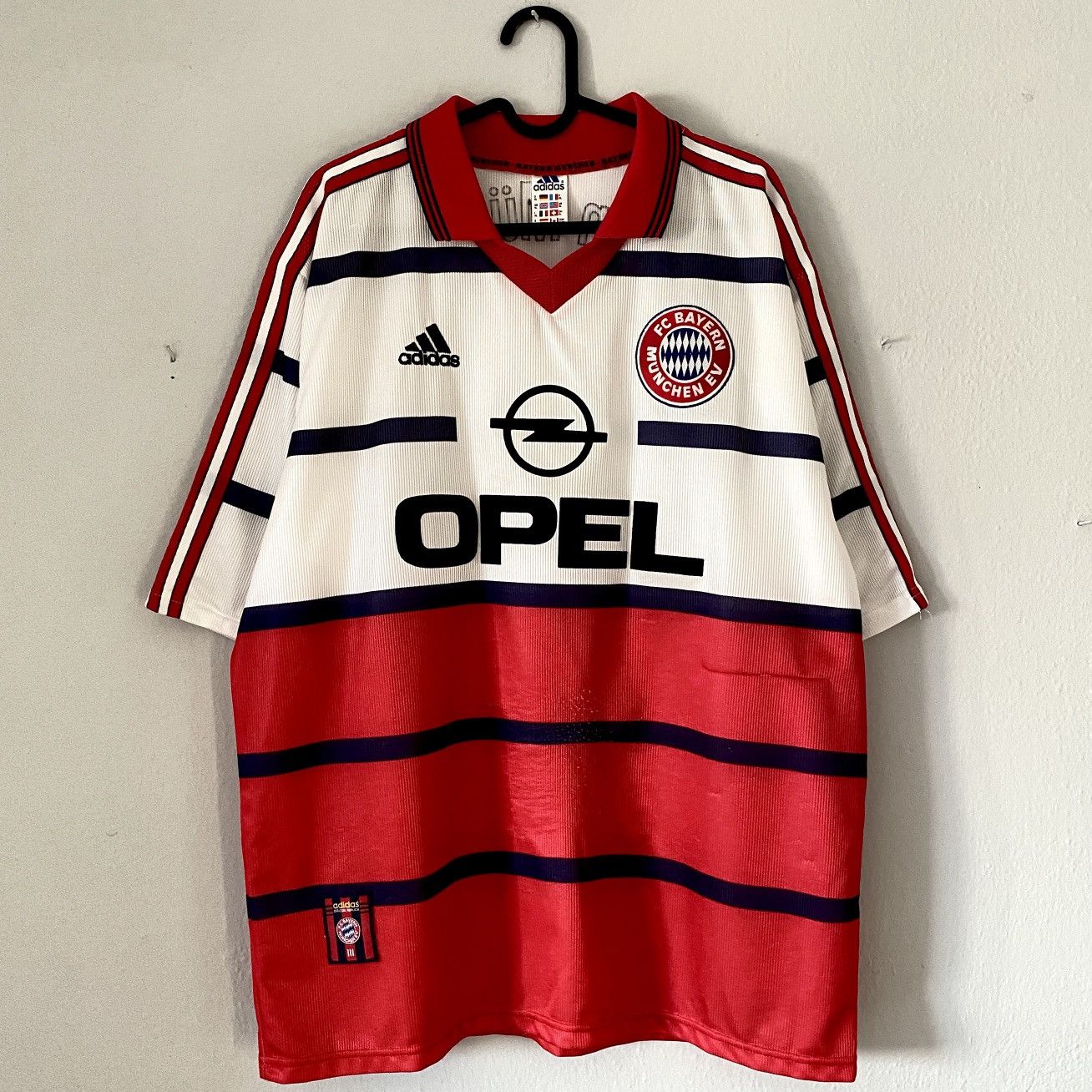 Adidas × Vintage 1998 1999 FC Bayern Munich Adidas Vintage Away Soccer Jersey Size US XL / EU 56 / 4 - 3 Thumbnail