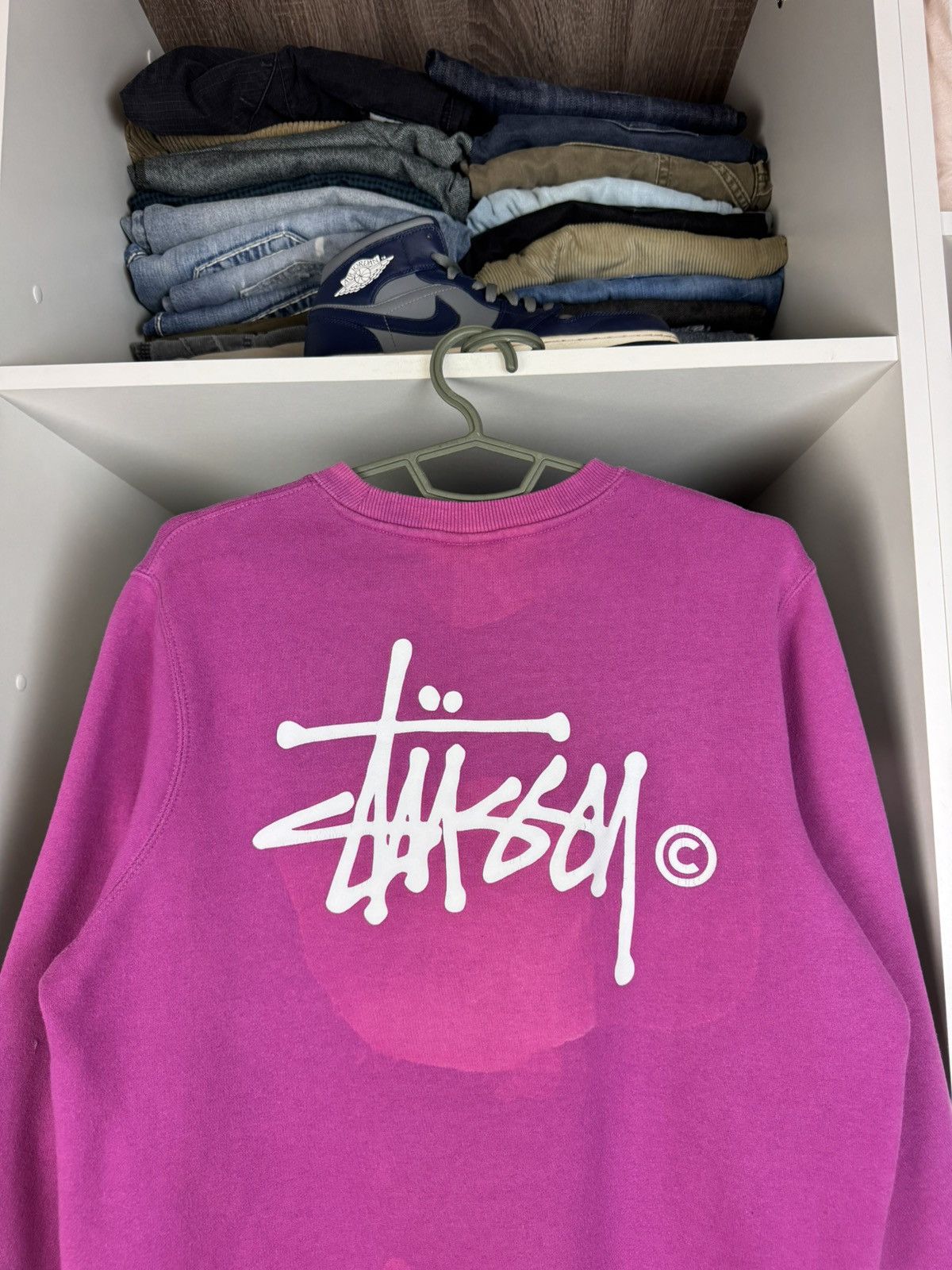 Stussy Stussy Basic Logo Crewneck Sweatshirt Graphic Pullover Size US S / EU 44-46 / 1 - 2 Thumbnail