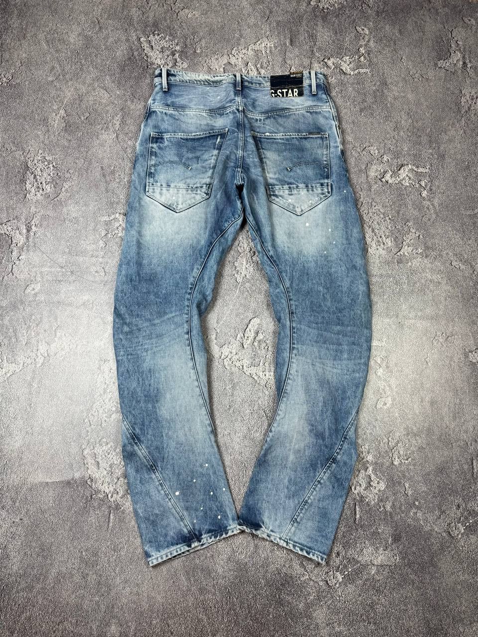 G-Star Raw 3301 Elwood Stone Washed Light Blue Jeans