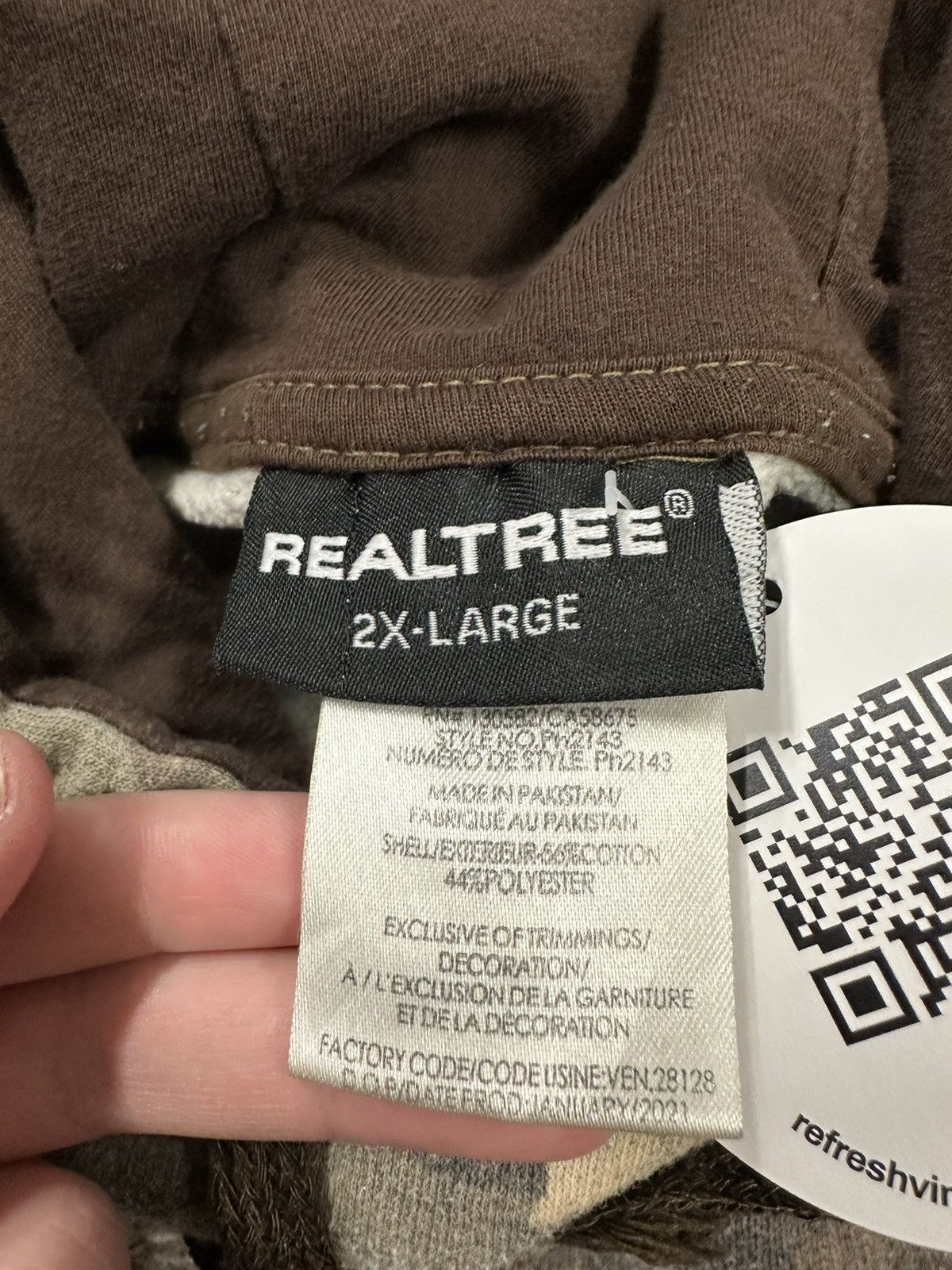 Realtree Crazy Y2K Realtree Camouflage Pullover Hoodie Size US XXL / EU 58 / 5 - 10 Thumbnail